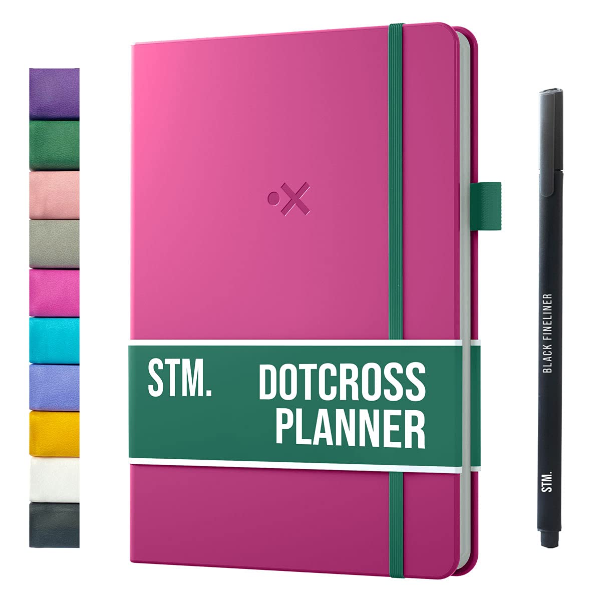 2025 Daily Planner (Undated) - A5 Dot Grid Notebook with Weekly & Yearly Calendar | All-in-One Organizer for Personal, Professional, Academic & Work Goals | Perfect for Office, School, Home & Travel Planning