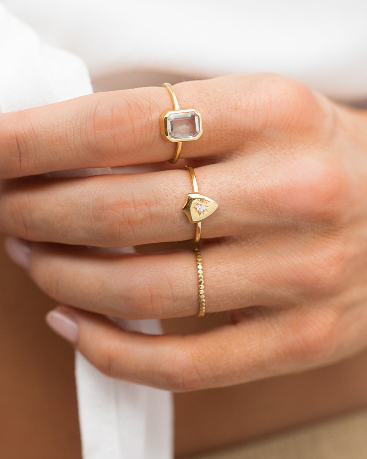 Stylish Beaded Adjustable Ring for Women - Trendy Boho Jewelry Gift for Parties, Weddings & Everyday Wear
