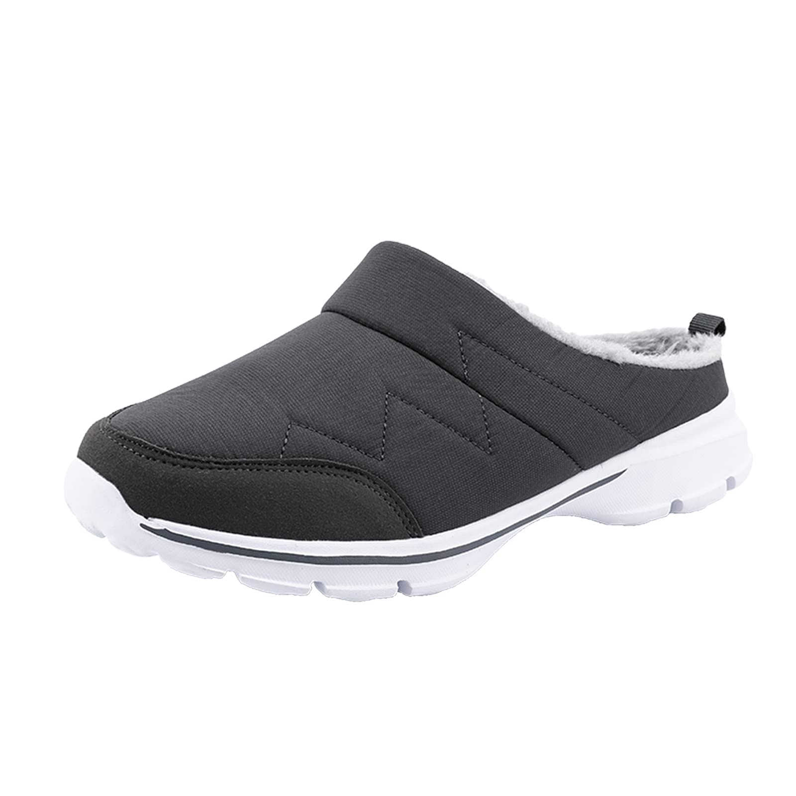 **Men's Slip-On Running Shoes - Breathable Mesh & Velvet Fabric, No Laces, Lightweight & Warm - Perfect for Work, Gym & Casual Wear - Christmas Gift for Shoe Lovers**
