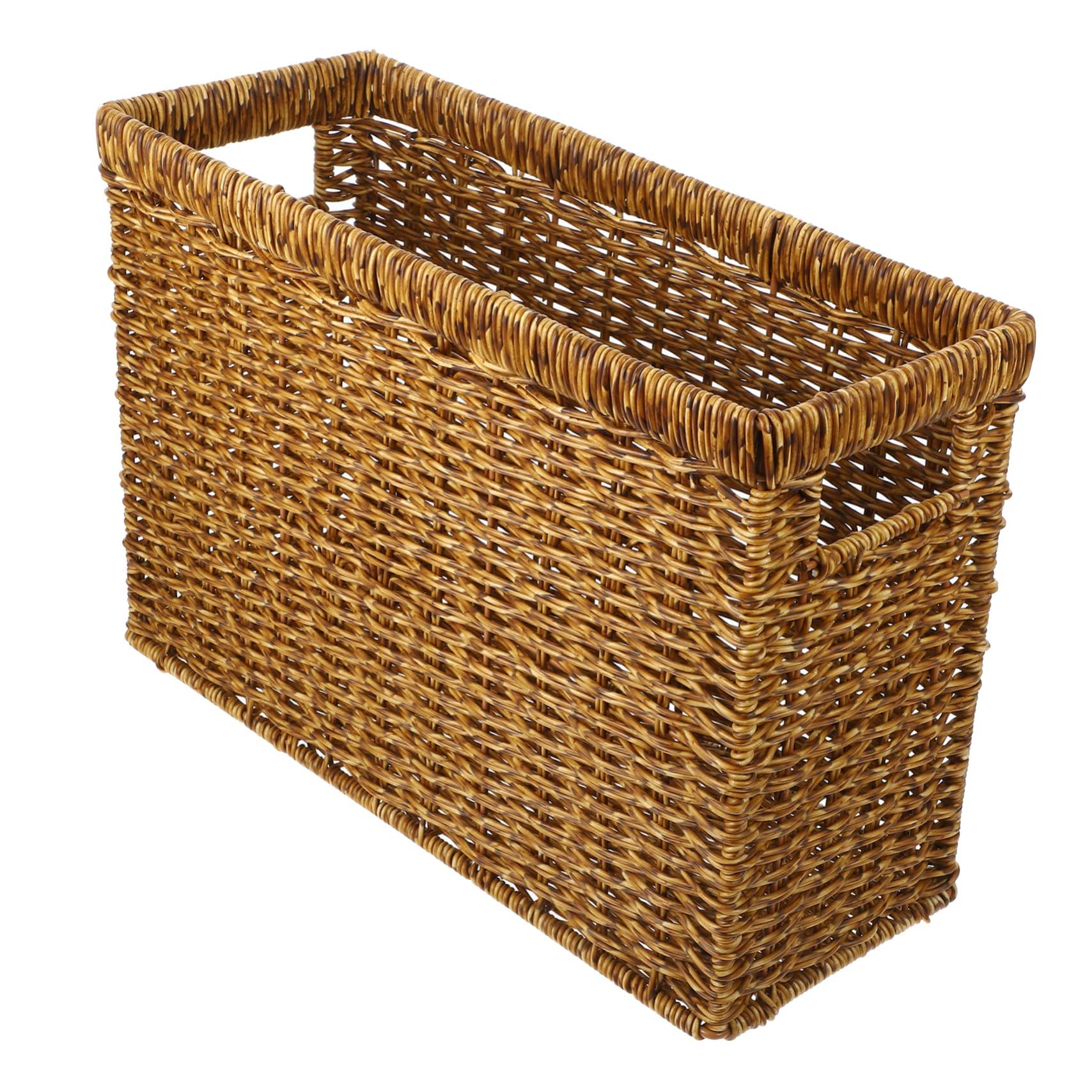 Woven Laundry Basket with Handles - Stylish Storage Organizer for Clothes, Towels & Toys - Perfect for Bedroom, Bathroom, Living Room & Nursery Organization