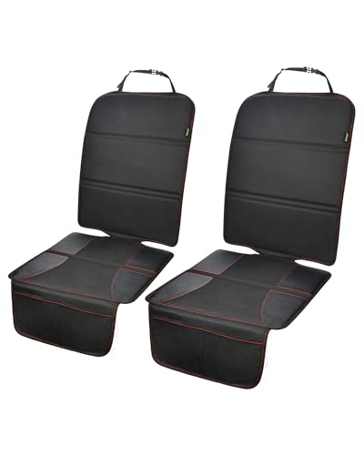 Black with red stitching