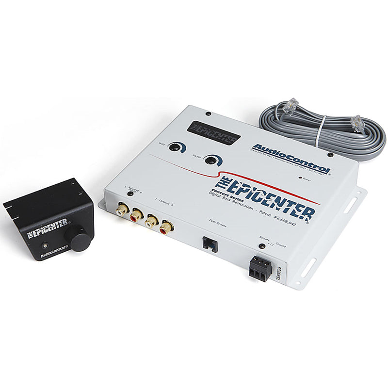 AudioControl The Epicenter Digital Bass Reconstruction Processor - Sierra White (Epicenter_W) | High-Performance Car Audio Bass Enhancer for Deep, Powerful Sound | Perfect for Car Audio Systems & Custom Installations