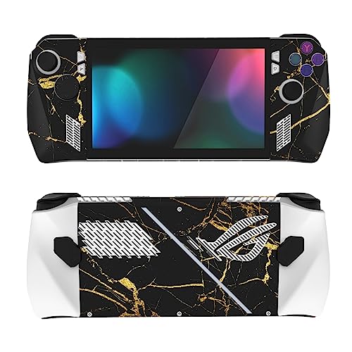 Black & Gold Marble Effect