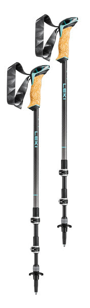 Leki Cressida AS Anti-Shock Trekking Poles for Women - Lightweight Adjustable Hiking Sticks for Trail Walking, Backpacking & Outdoor Adventures