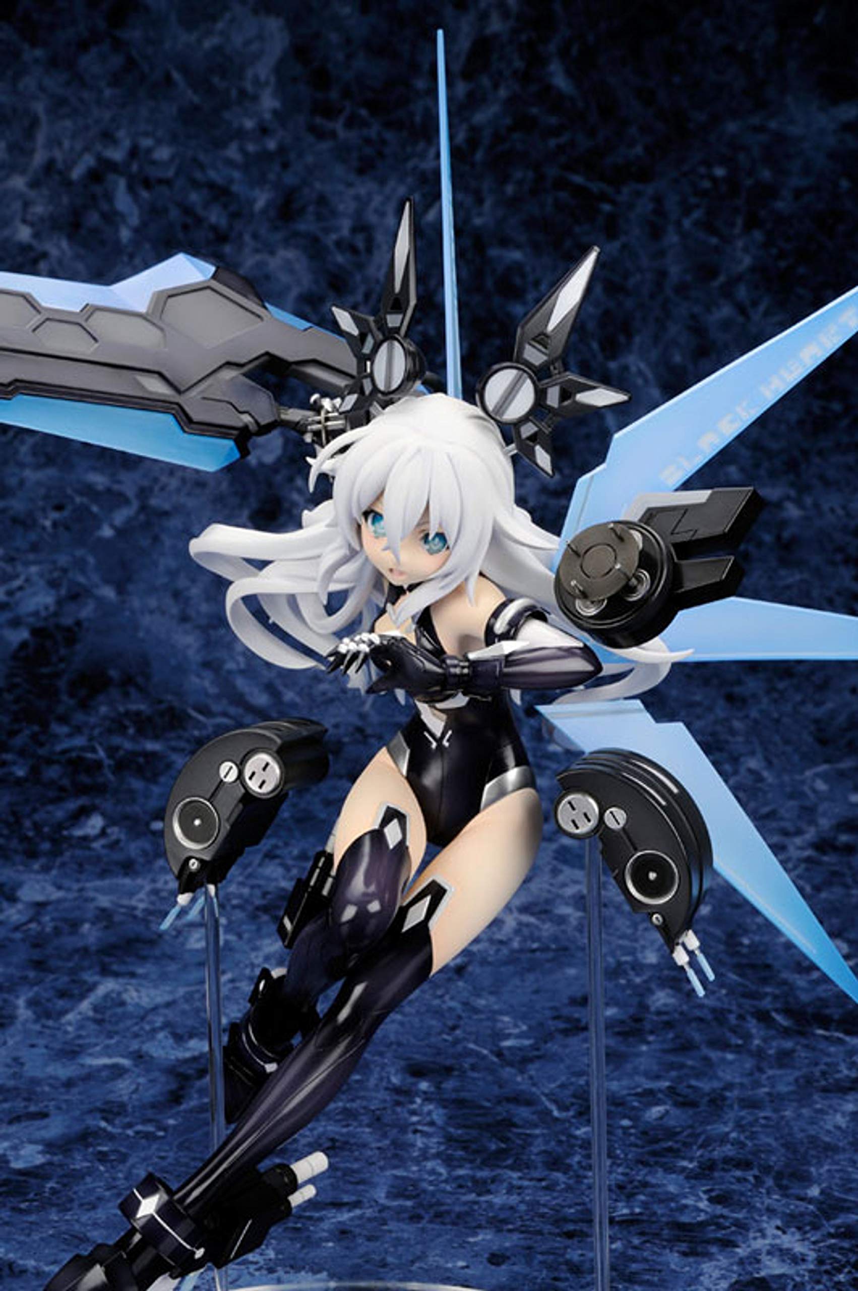 Hyperdimension Neptunia Black Heart 1/7 Scale PVC Anime Figure - Collectible Gaming Character Statue for Display & Decor