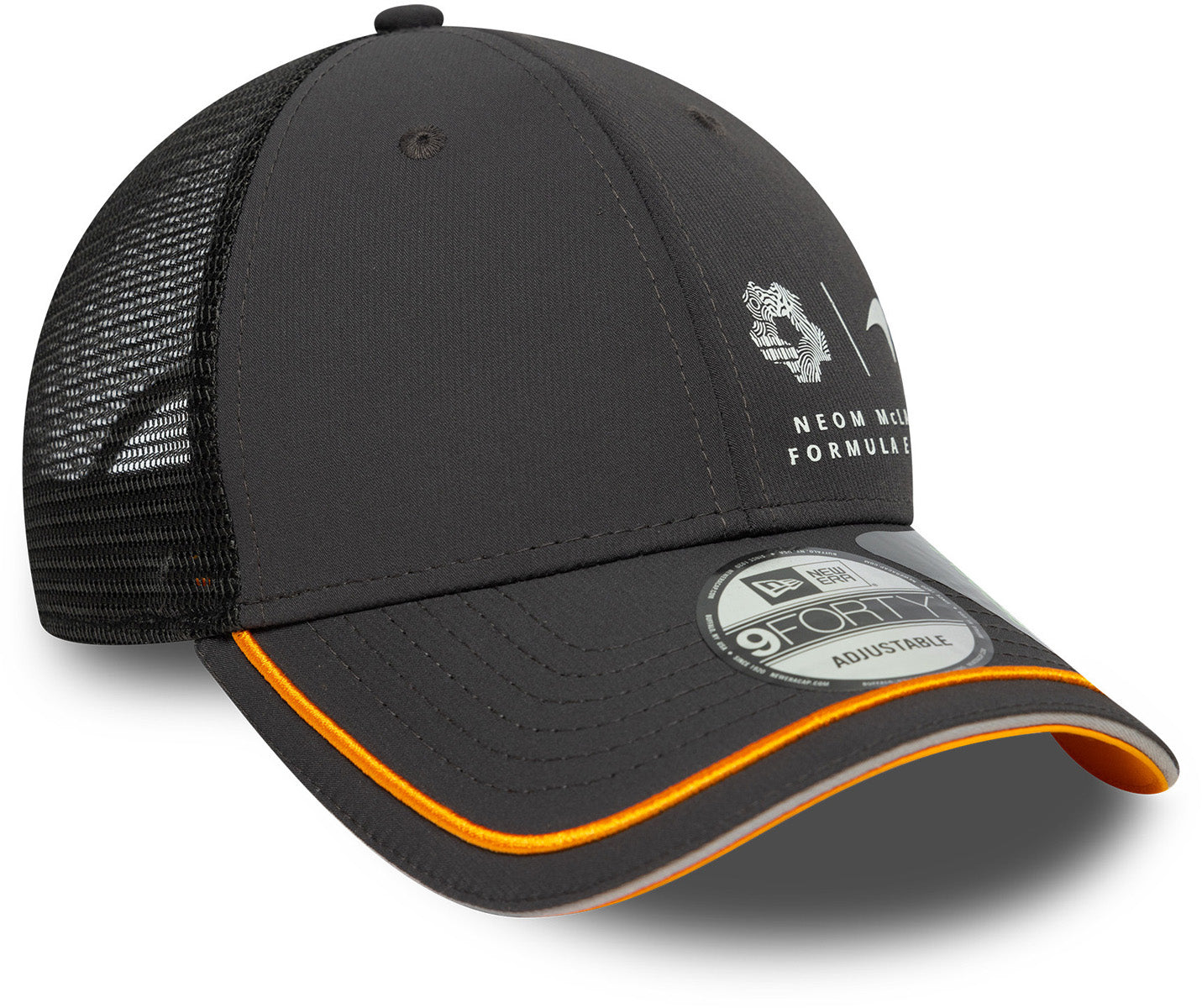 NEOM McLaren Formula E Racing Team Official 9Forty Adjustable Cap - Stylish Performance Hat for Motorsport Fans & Racing Enthusiasts | Perfect for Grand Prix Events, Track Days & Streetwear Fashion
