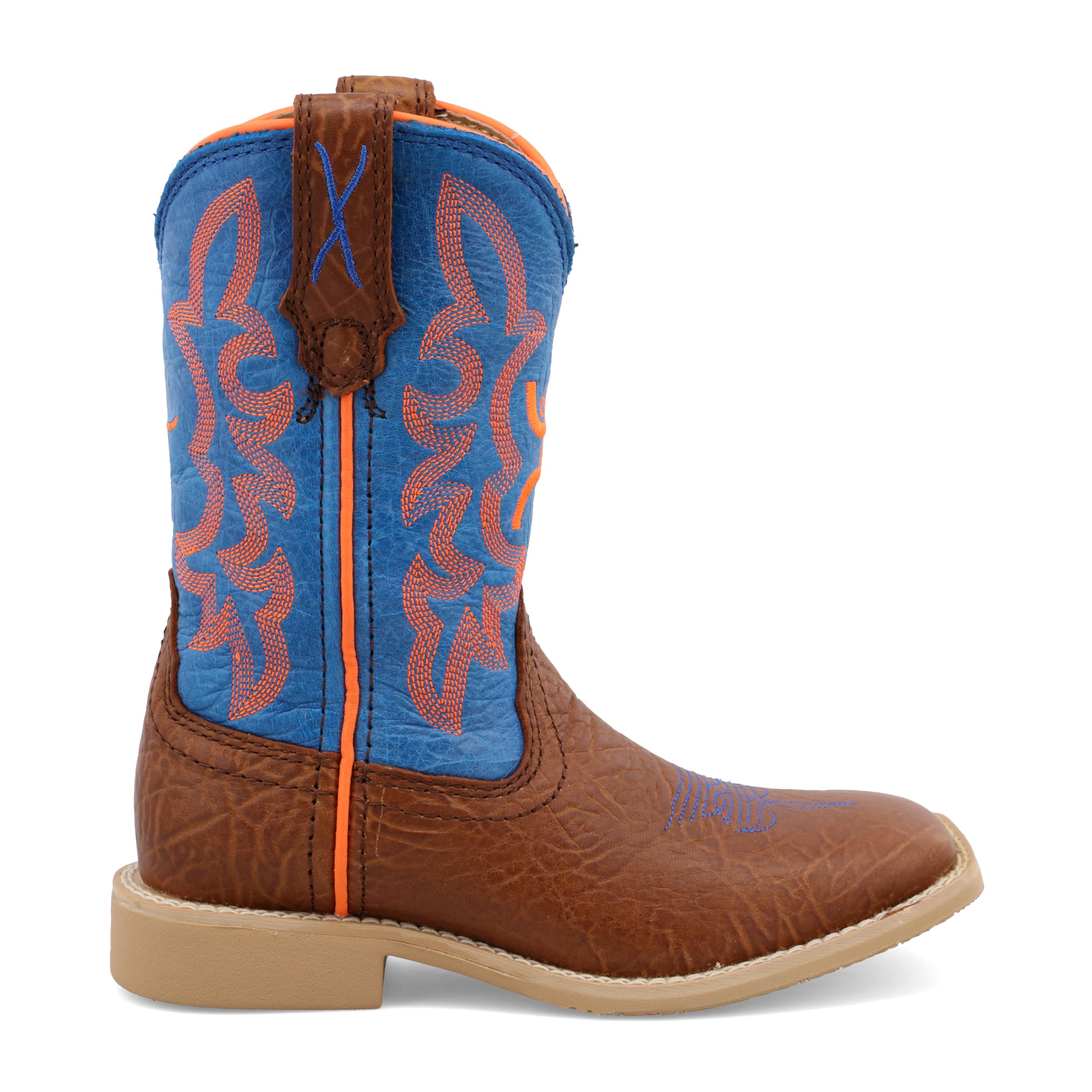 Twisted X Kid's Hooey Boots - New Wide Square Toe Design for Comfort & Style | Perfect for School, Outdoor Play & Western Events