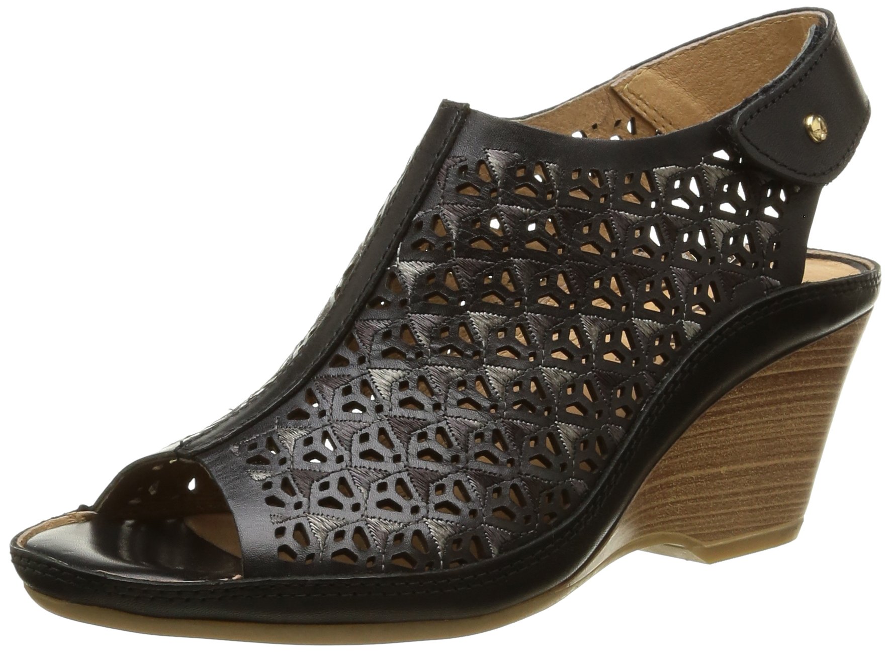 Pikolinos Women's Capri W8F-0726 Comfortable Sandals - Black Size 36 | Breathable Summer Walking Shoes for Beach, Vacation & Casual Outings