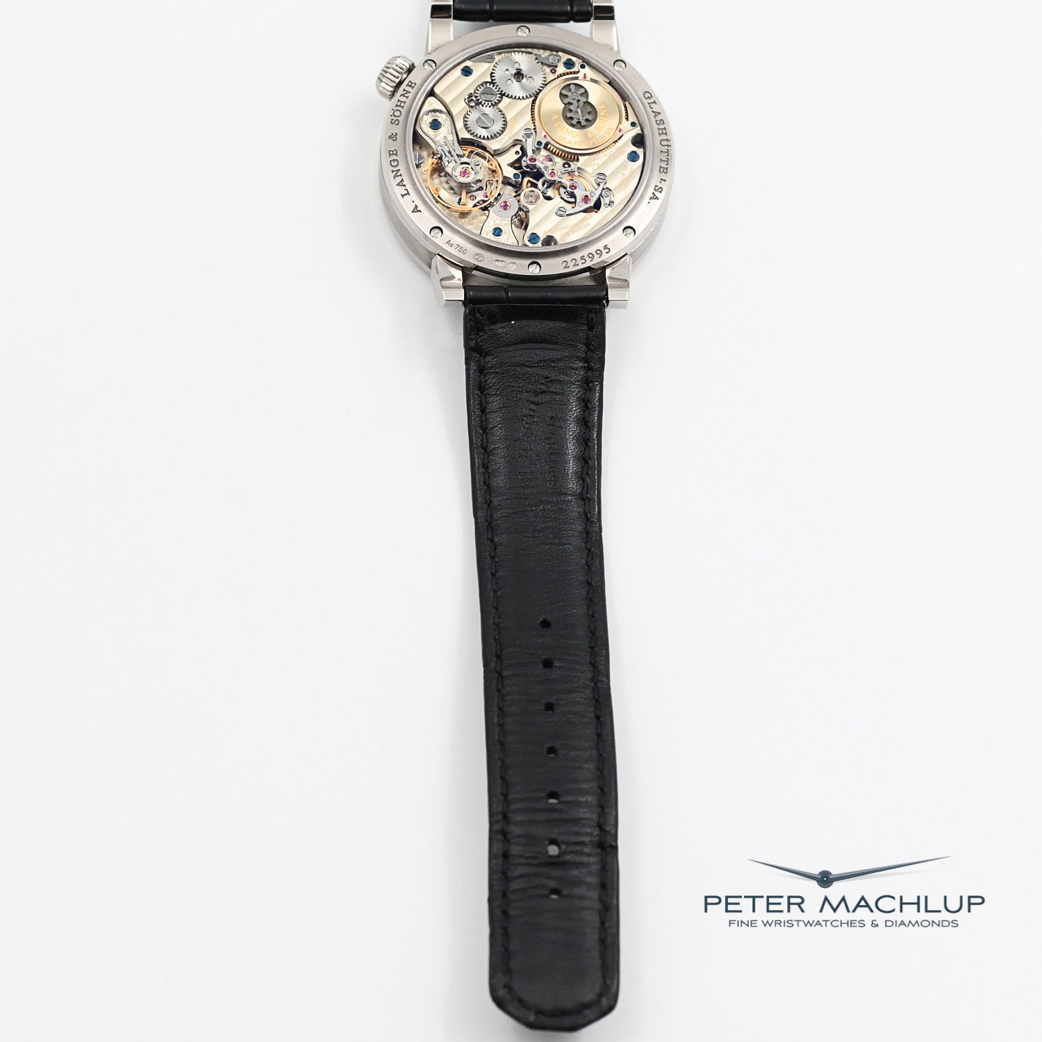 Luxury A. Lange & Söhne Zeitwerk Men's Watch - Genuine Leather Strap - German Precision Timepiece for Business & Formal Occasions