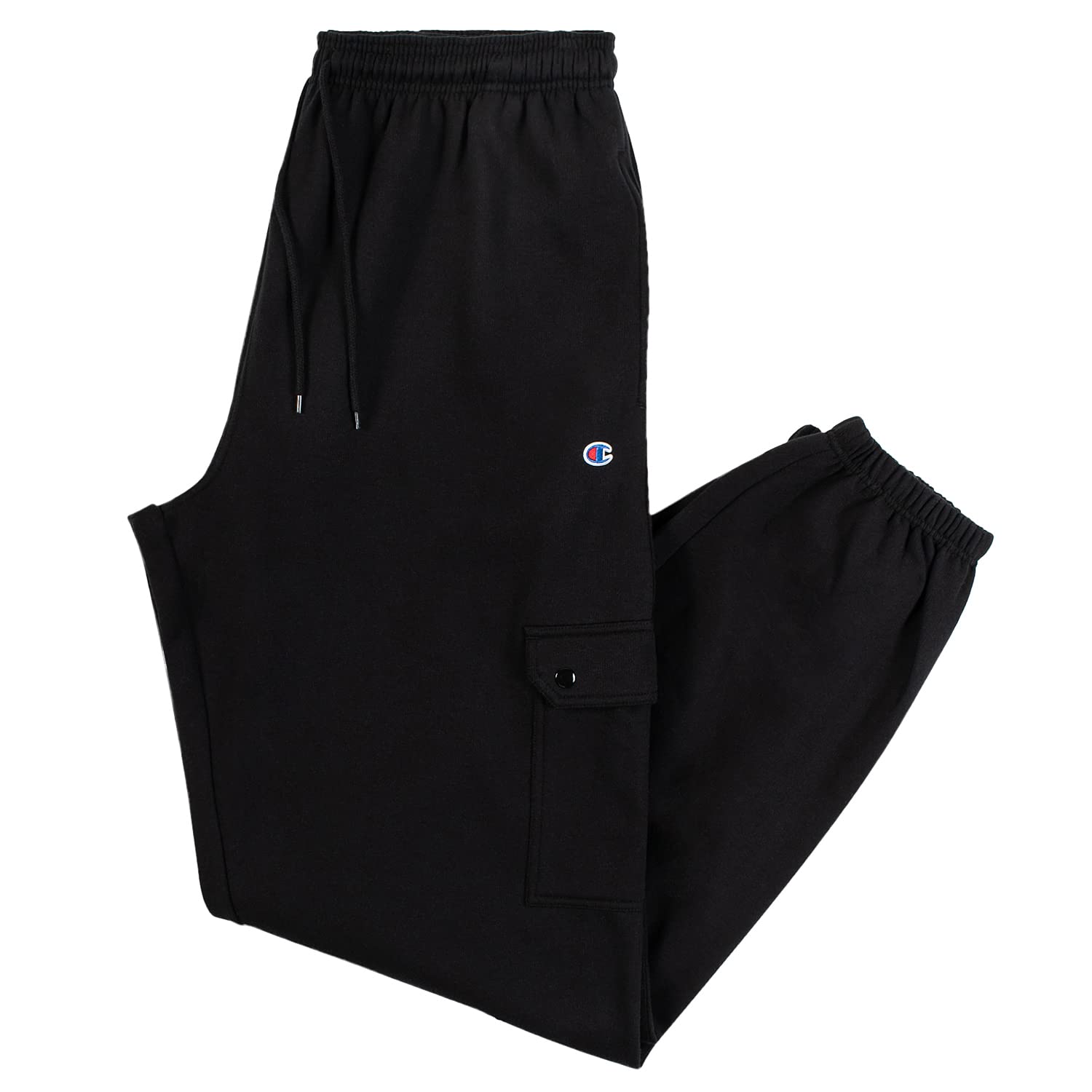 Champion Men's Big & Tall Fleece Cargo Jogger Sweatpants - Comfortable Lounge Pants for Casual Wear, Workout & Outdoor Activities