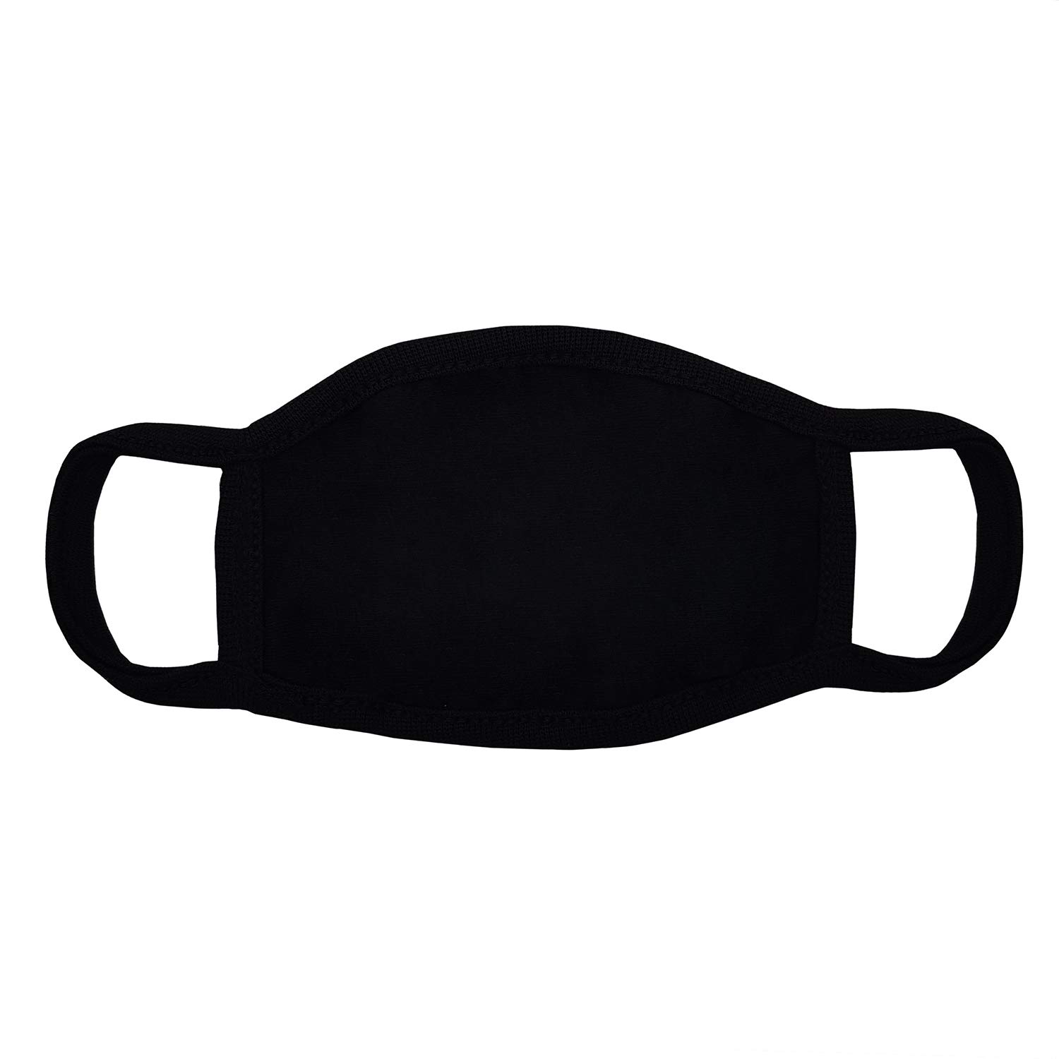 Vritraz Glow in the Dark Unisex Cotton Blend Anti-Dust Pollution Face Mask - Breathable Black Mouth Cover for Kids & Adults - Perfect for Outdoor Activities, Nighttime Safety & Allergy Protection