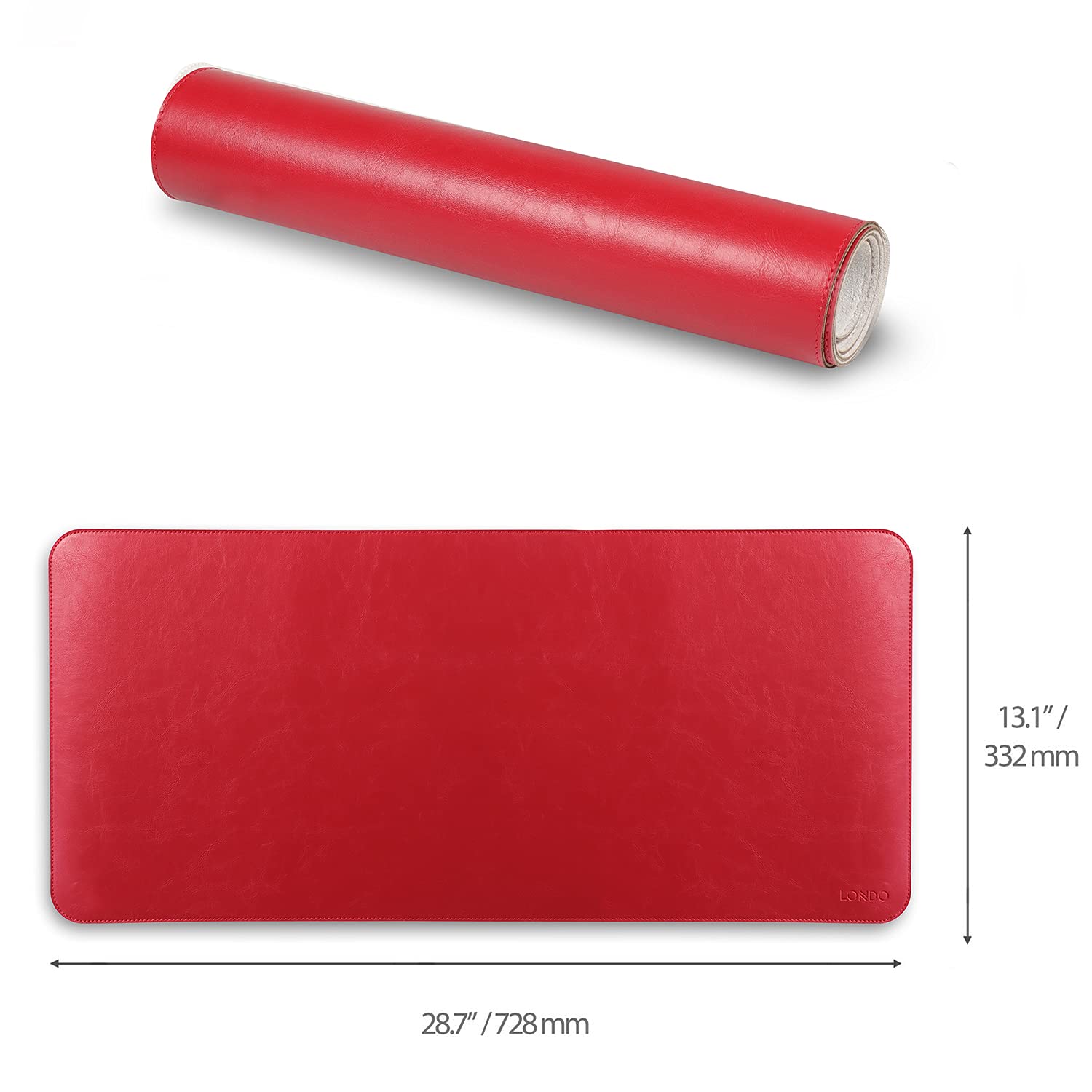 Premium Leather Extended Mouse Pad - Extra Large Desk Mat for Office, Gaming & Home Use | Smooth Gliding Surface, Non-Slip Rubber Base | Durable & Stylish Workspace Accessory for Computers, Laptops & Desktops | Perfect for Work, Gaming & Productivity