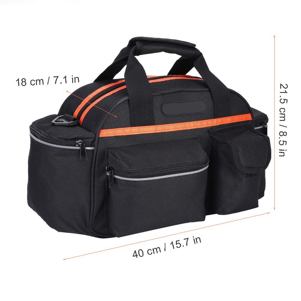 **Bike Rear Seat Luggage Bag - Waterproof Bicycle Tail Rack Storage Pouch for Mountain & Sports Bikes - Perfect for Commuting, Touring & Outdoor Adventures**