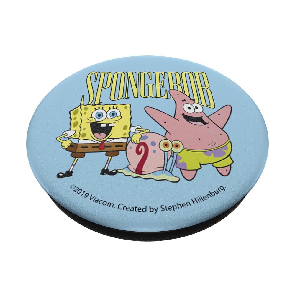 SpongeBob SquarePants Patrick Star & Gary PopSocket - Swappable Phone Grip & Stand for iPhone, Samsung - Perfect for Watching Videos, Taking Selfies, and Secure Phone Handling