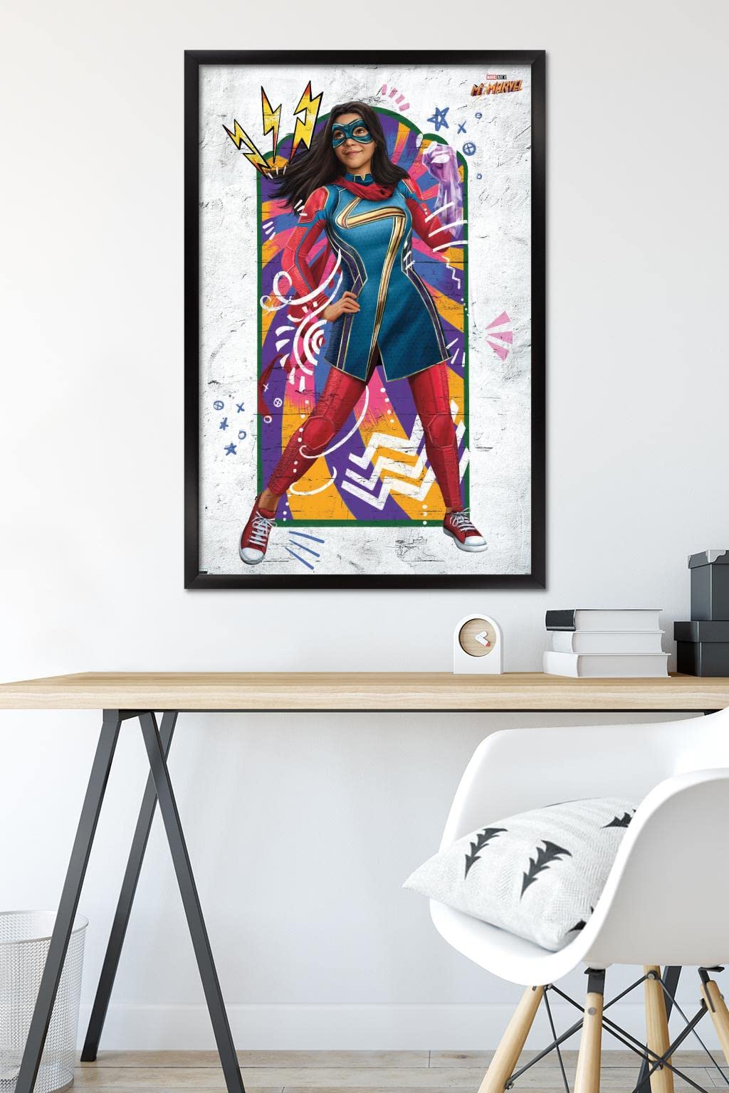 Trends International Marvel Ms. Marvel Window Wall Poster - 34