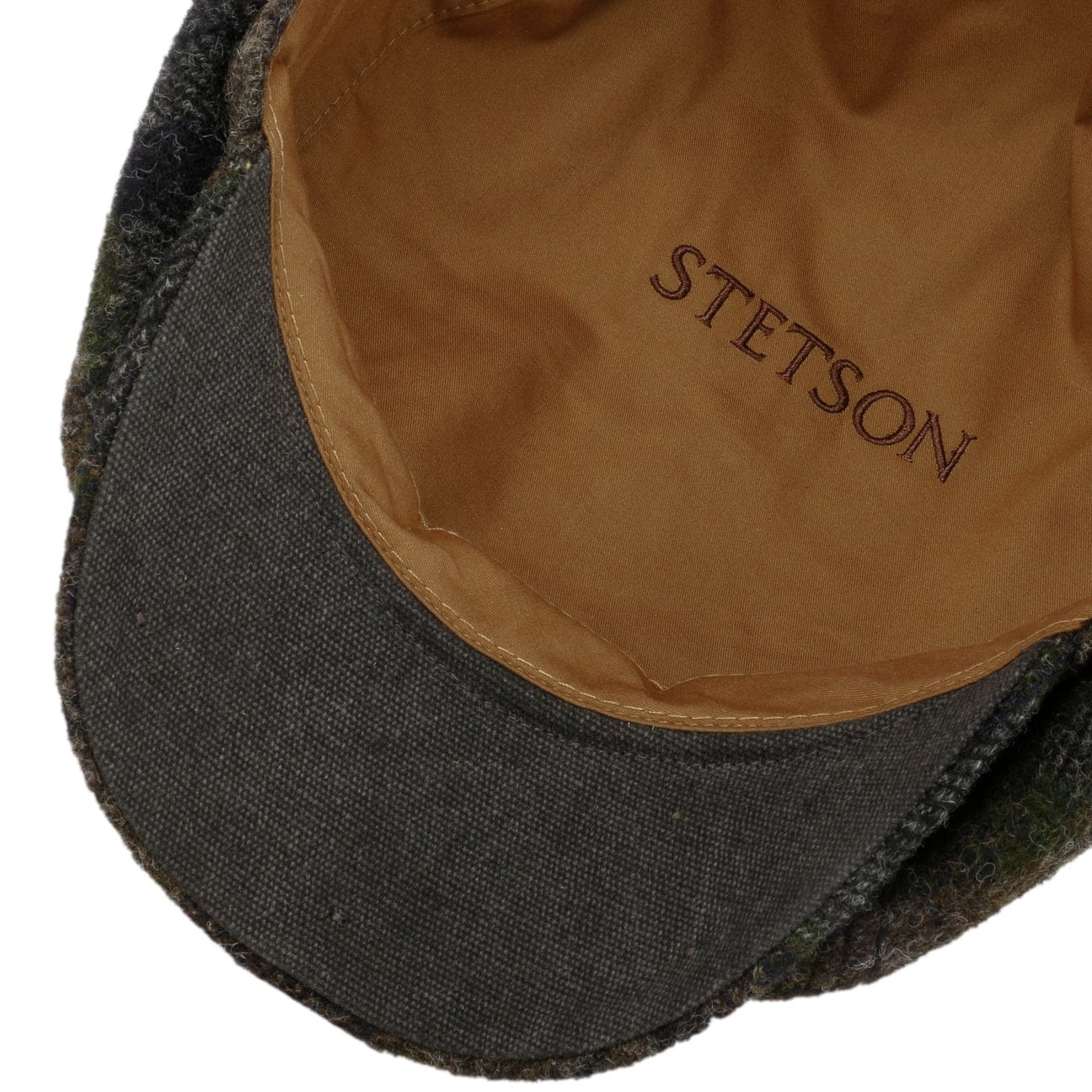 Stetson Hatteras Beeswax Shetland Wool Newsboy Cap - Vintage Style Men's Hat for Outdoor Activities & Casual Wear