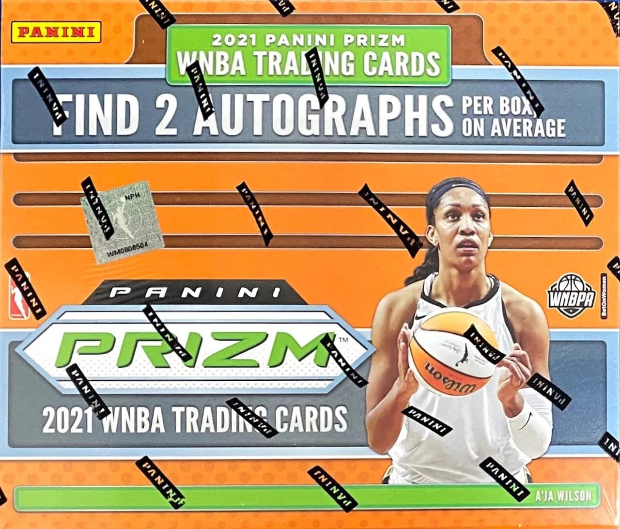 2021 Panini Prizm WNBA Basketball Hobby Box - 12 Packs/Box | Collectible Trading Cards for Basketball Fans & Card Enthusiasts - Perfect for Sports Memorabilia Collections, Investments, and Gifts