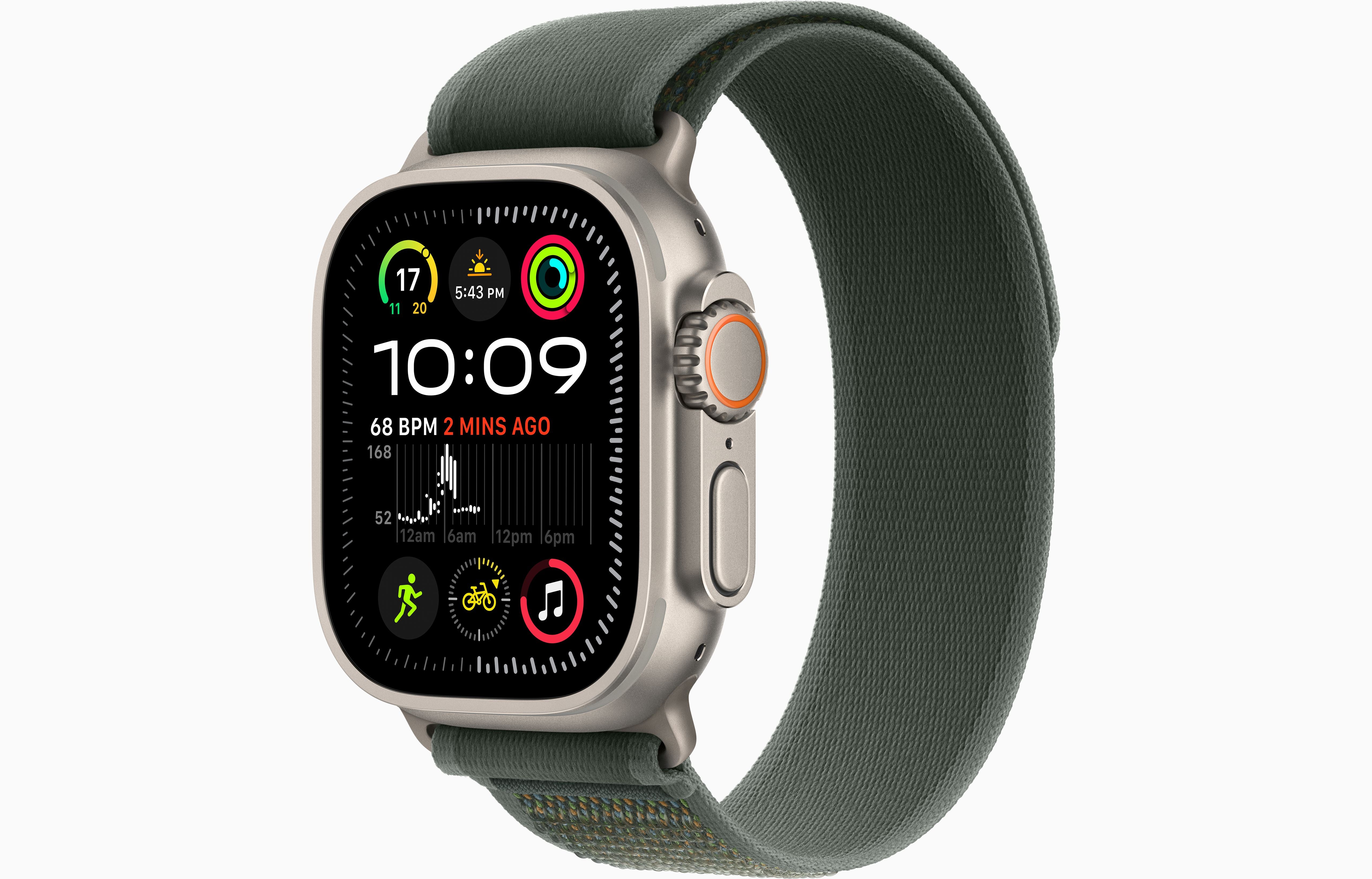 Apple Watch Ultra 2 - GPS + Cellular Smartwatch with Advanced Fitness Tracking & Heart Rate Monitor - Perfect for Outdoor Adventures, Workouts & Daily Wear