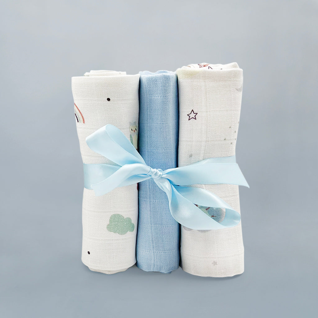 Personalized Luxury Baby Boy Gift Hamper with Family Treats Box - Perfect for Newborn Gifts, Baby Showers & Special Occasions