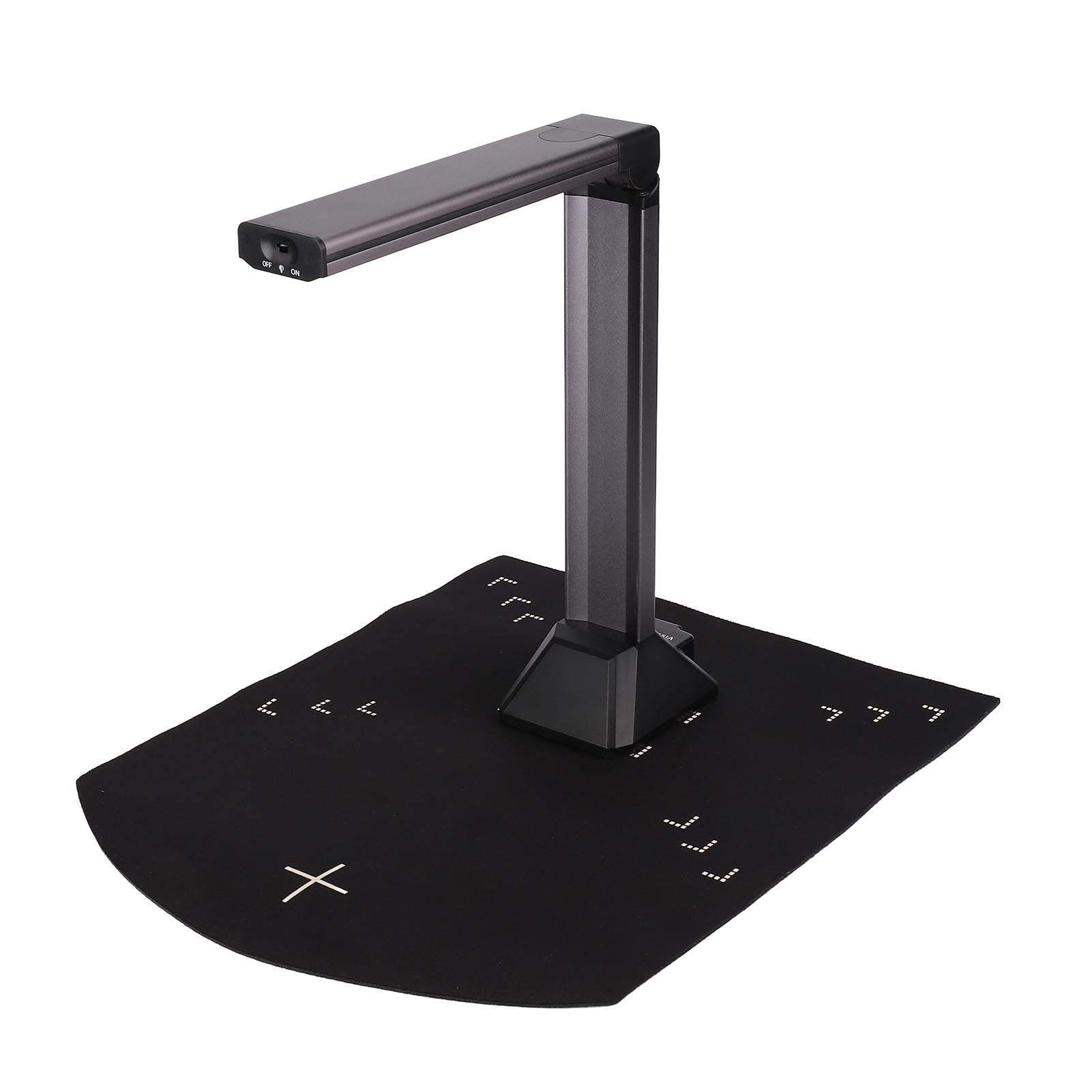 5MP Portable Document Scanner with LED Fill Light - Compact Desktop & Book Scanner for Office, Home, School - Foldable Lightweight Design for Pictures, ID Cards, Manuscripts - Perfect for Digitizing Documents, Archiving Photos & Remote Work