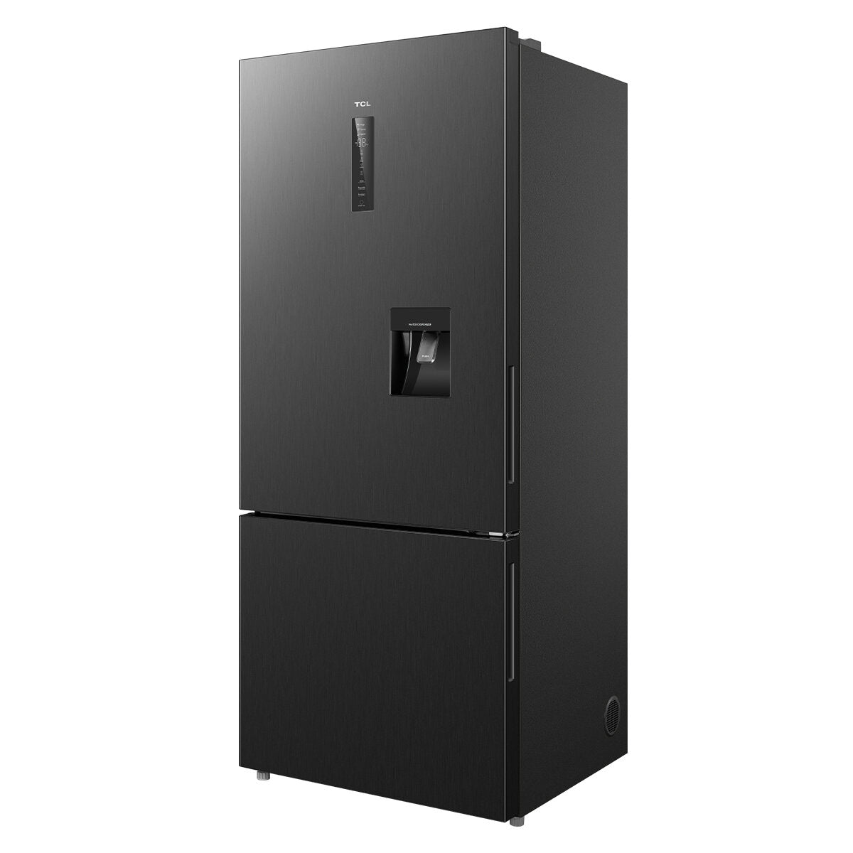 TCL 412L Bottom Mount Refrigerator - Matte Black (C440BFB) | Energy Efficient, Spacious Freezer & Fridge | Perfect for Kitchens, Apartments & Small Homes