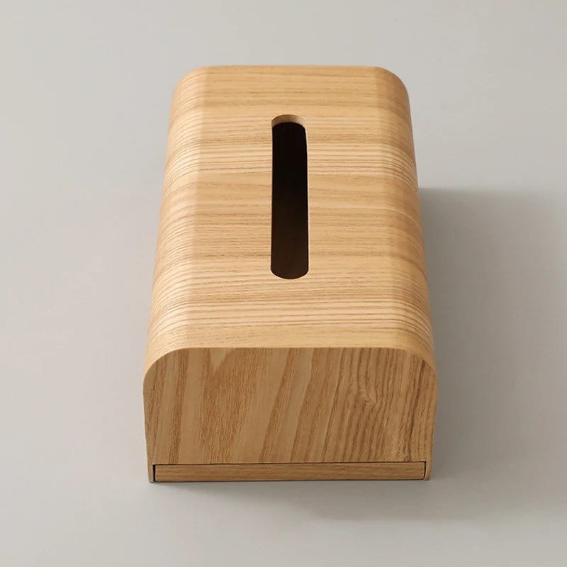 Premium Walnut Wood Tissue Box Holder - Handcrafted Solid Wood Home Decor for Living Room, Bedroom & Bathroom - Elegant & Functional Tissue Paper Dispenser for Home & Office Use