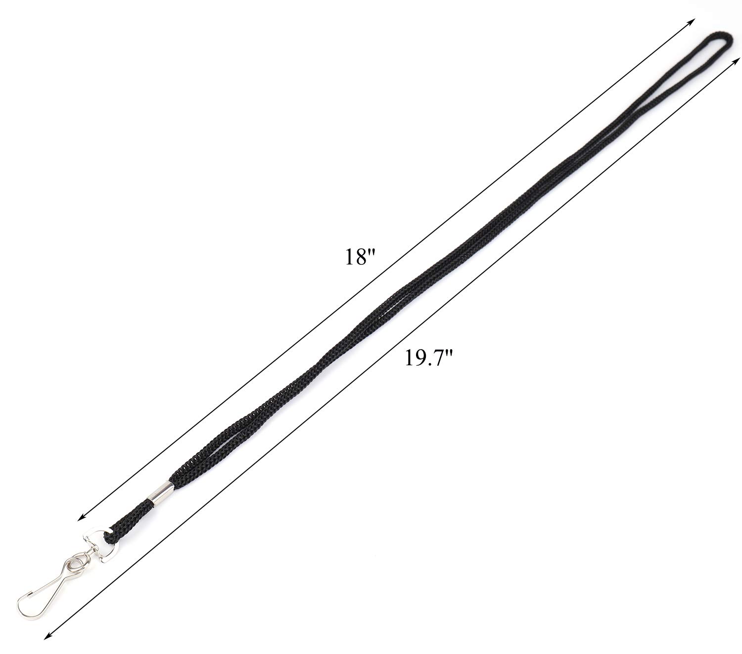 Yesland 150 Pack ID Lanyards with Swivel Hook - for Office, School & Events