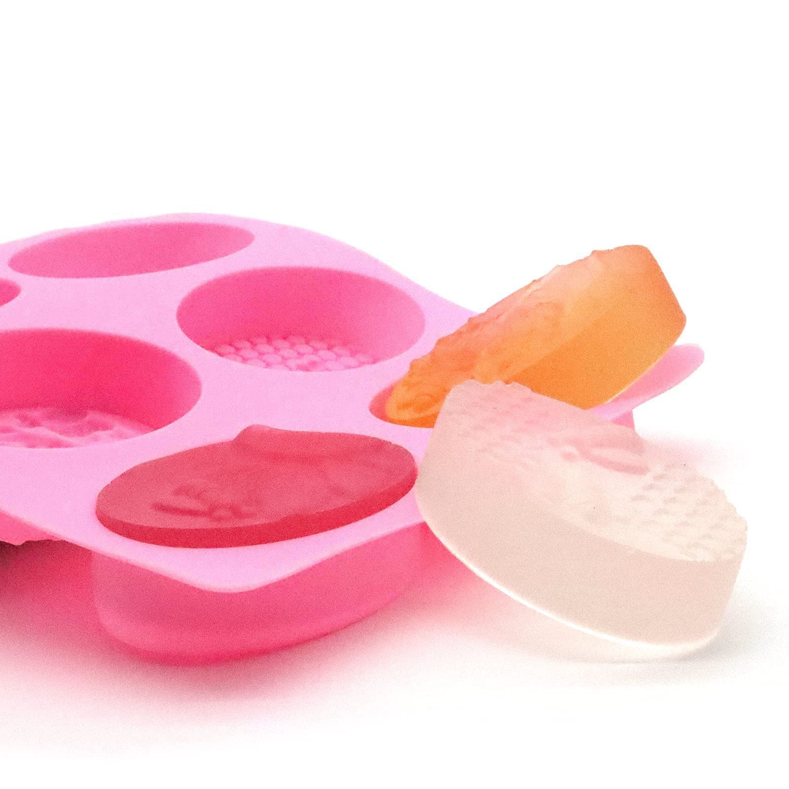 2Pcs Bee Silicone Soap Molds - Honeycomb Shaped Chocolate, Jelly & Candy Making Molds for DIY Crafts, Baking & Soap Making - Perfect for Home, Party & Gift Ideas