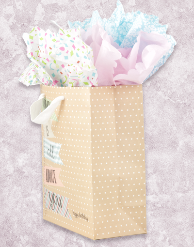 All About You (Studio) Premium Gift Bags - Elegant Party Favors for Weddings, Baby Showers & Special Occasions
