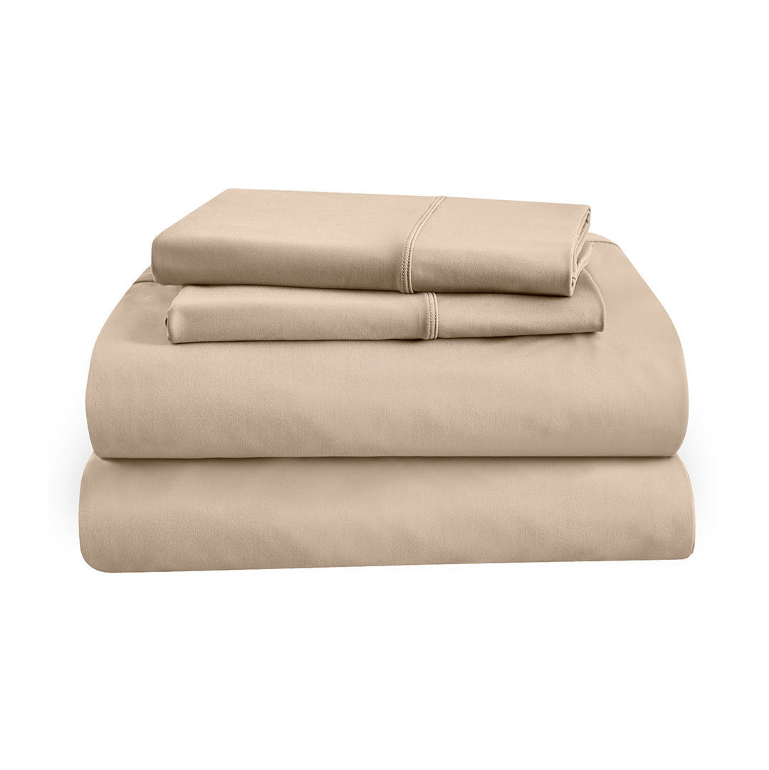 Premium 400 Thread Count Egyptian Cotton Sheet Set - Queen Size, Soft Breathable Bed Sheets for Ultimate Comfort - Perfect for Home, Hotel, and Airbnb Use