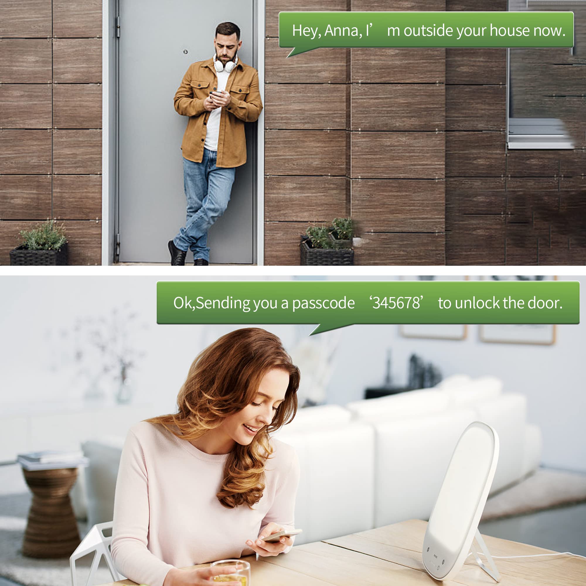 Harfo Smart Door Lock - Keyless Entry Fingerprint & Keypad Electronic Door Lock with Full App Control - Heavy Duty Digital Security for Homes & Offices (Satin Nickel) - Perfect for Modern Smart Homes & Apartments