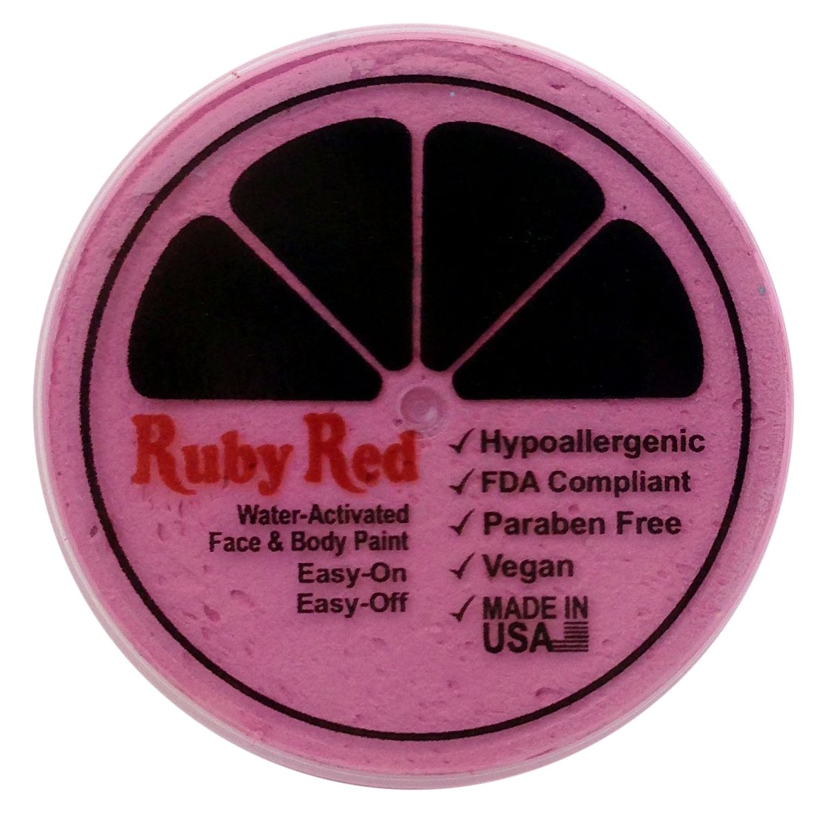 Ruby Red Face Paint - 75ML Water-Based & Non-Toxic | Perfect for Halloween, Cosplay & Kids' Parties | Bubble Gum Scented