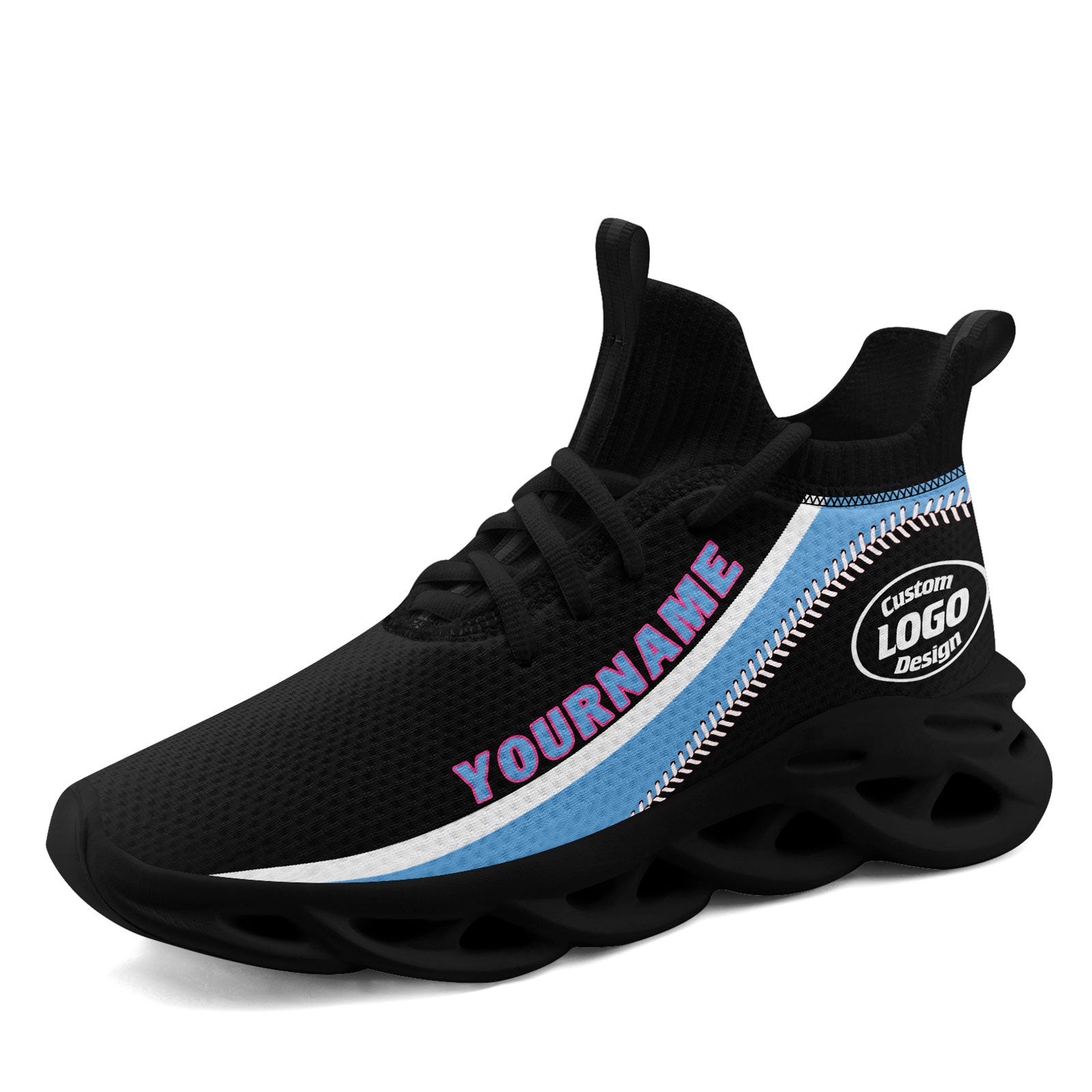 Custom Maxsoul Personalized Sneakers - Breathable Comfort Shoes for Men & Women (Style FN030A D028016) - Perfect for Running, Gym Workouts & Casual Wear