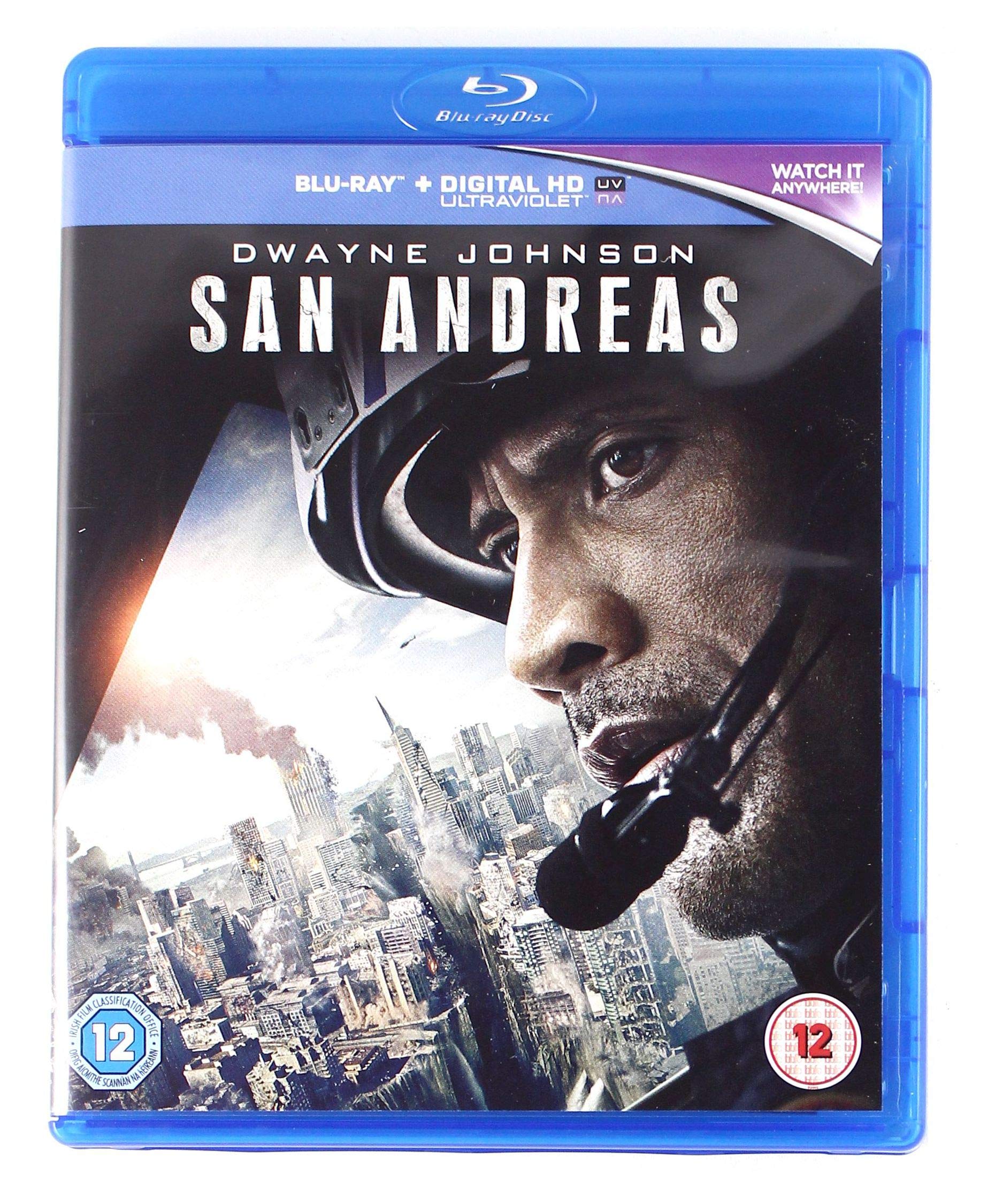 San Andreas (2015) Blu-ray Movie - Region Free - Action & Disaster Film for Home Theater & Movie Nights