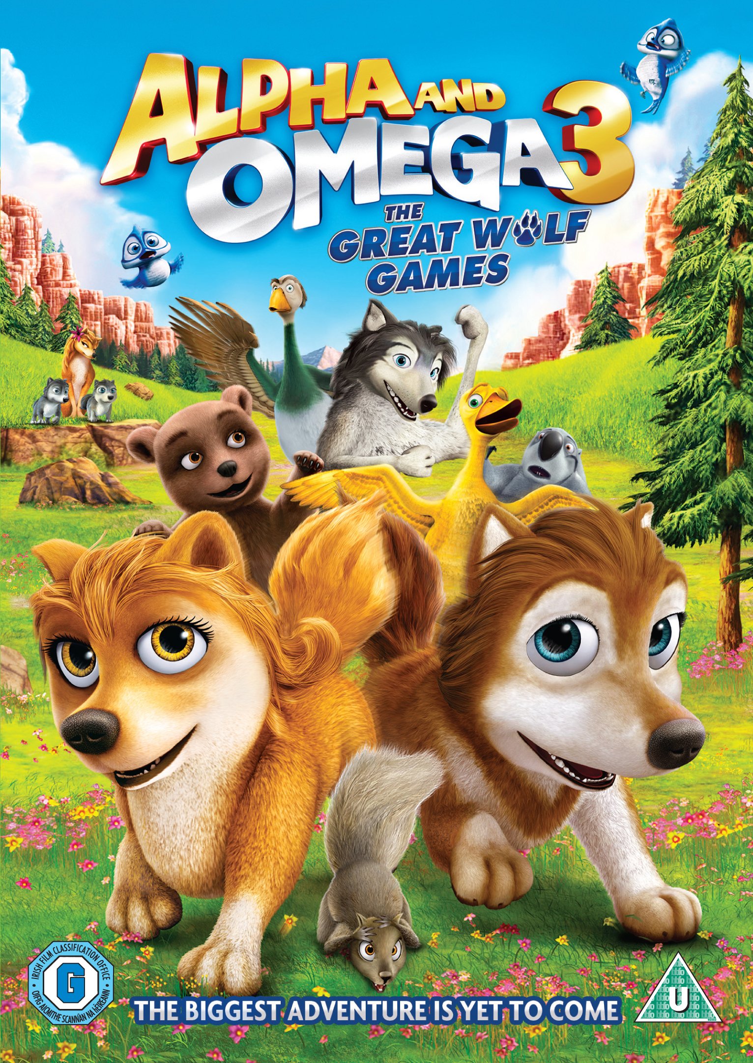 Alpha and Omega 3: The Great Wolf Games DVD - Animated Family Movie for Kids | Perfect for Movie Nights & Birthday Parties