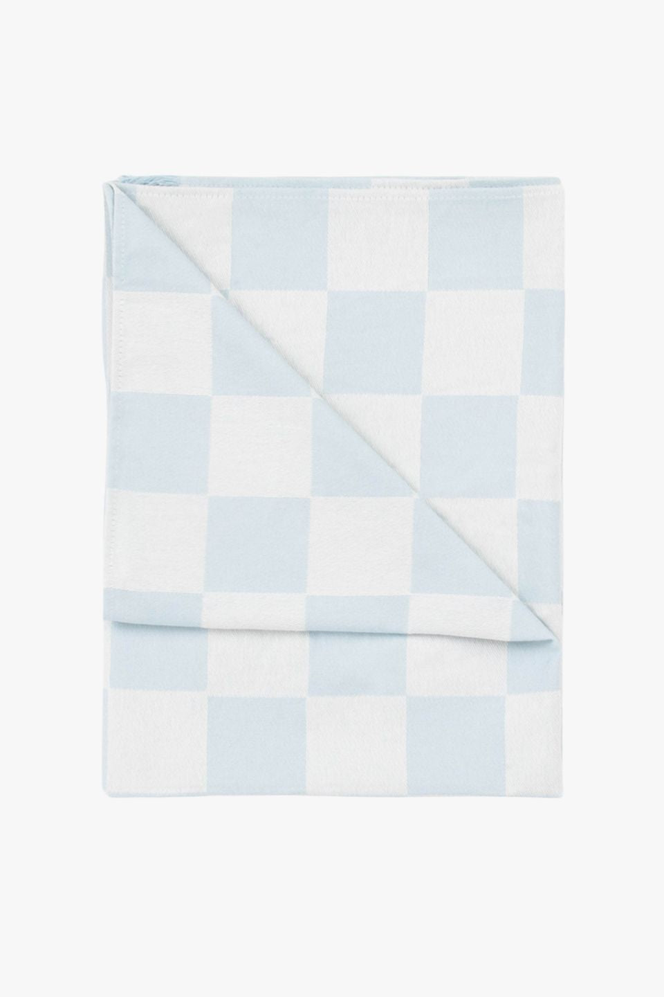 Premium Cove Sky Check Cotton Beach Towel - Soft, Absorbent & Quick-Drying - Perfect for Pool, Beach, Vacation & Outdoor Activities