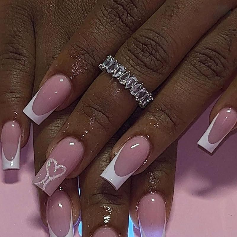 French White with Heart A01