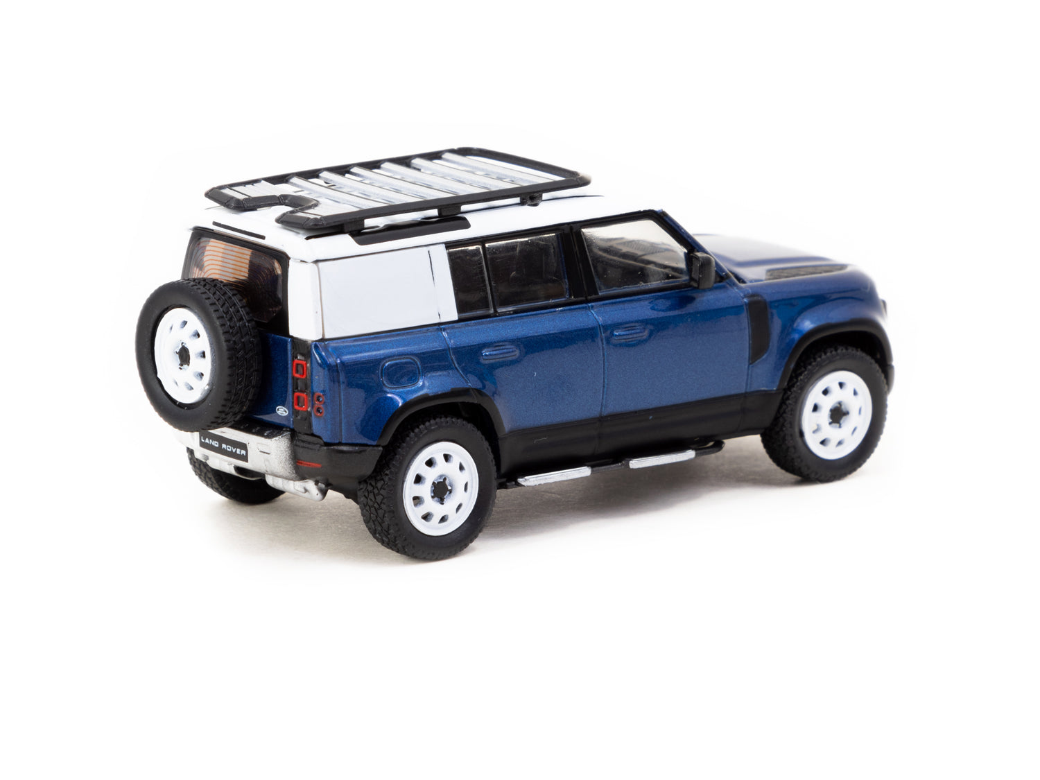Tarmac Works 1/64 Scale Land Rover Defender 110 Diecast Model Car - Blue - Collectible Miniature Vehicle for Display & Racing | Perfect for Car Enthusiasts & Toy Collectors