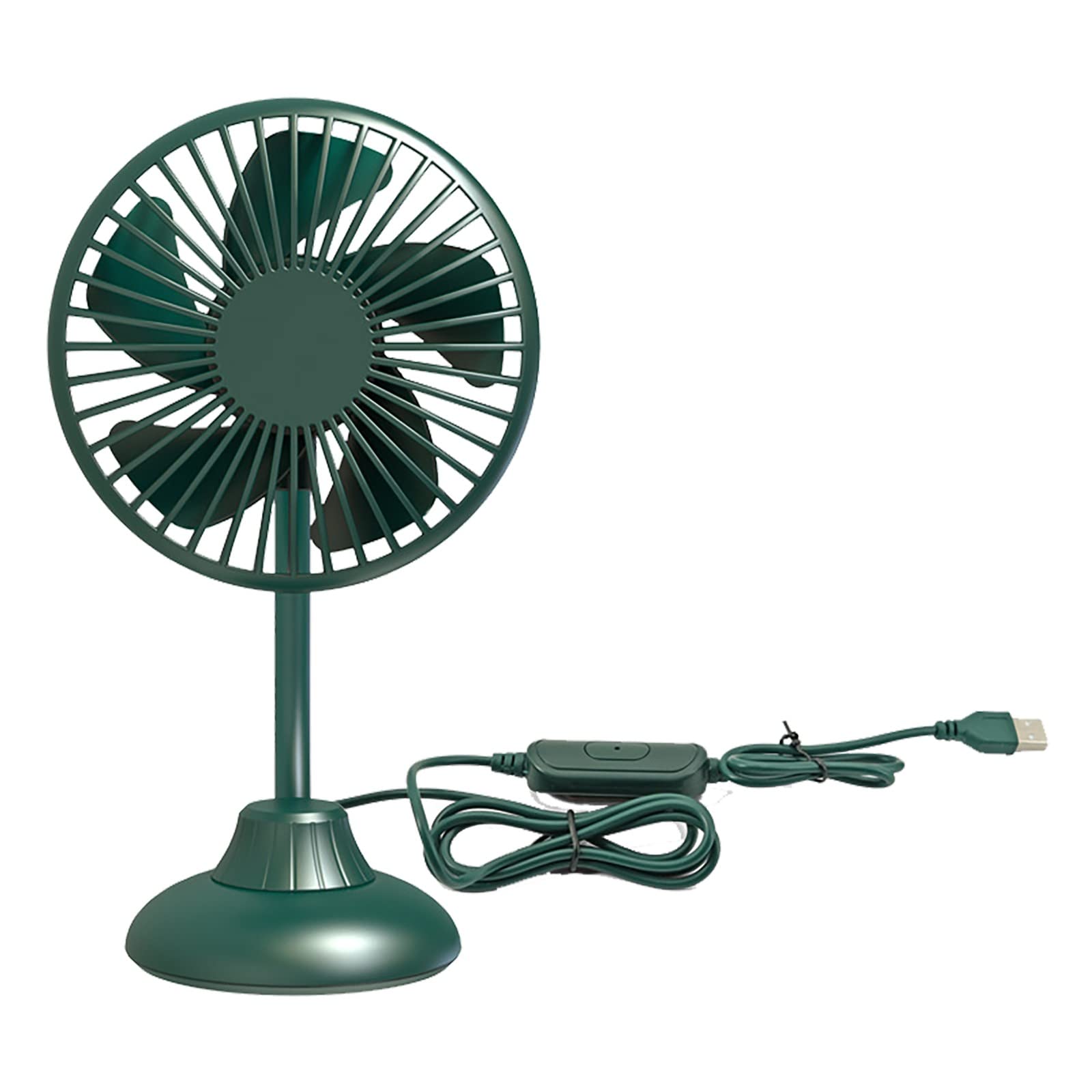 Portable USB Car Fan - 360° Rotatable Dashboard Cooling Fan with 3 Speed Settings, Strong Wind for Vehicles, SUVs & Office Desks | Perfect for Road Trips, Commuting & Workspace Cooling