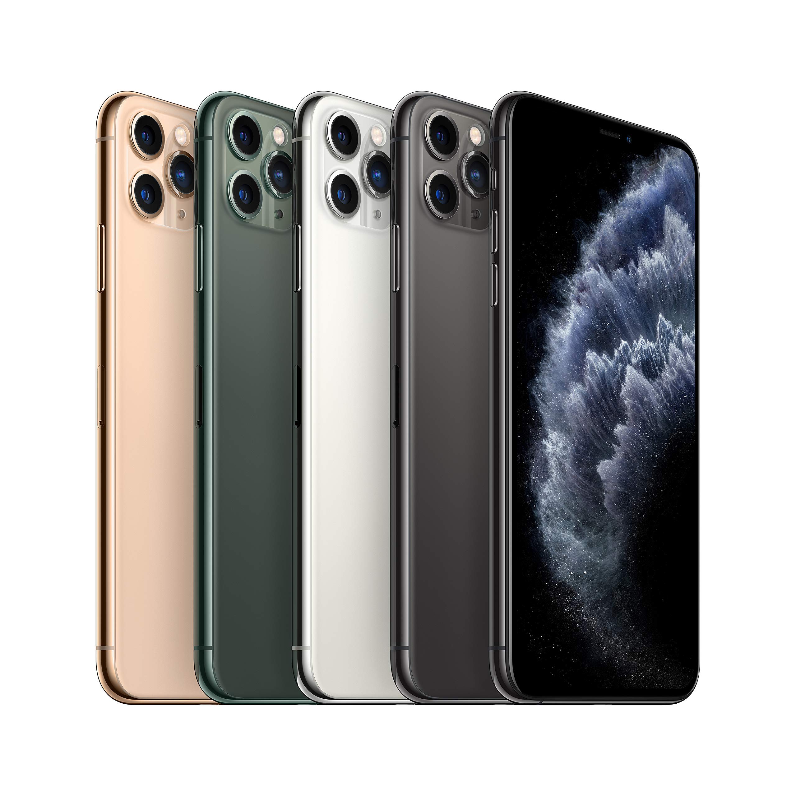 Apple iPhone 11 Pro Max 64GB - Midnight Green (Renewed/Refurbished) | Unlocked Smartphone for Cricket Wireless | Perfect for Streaming, Gaming & Photography