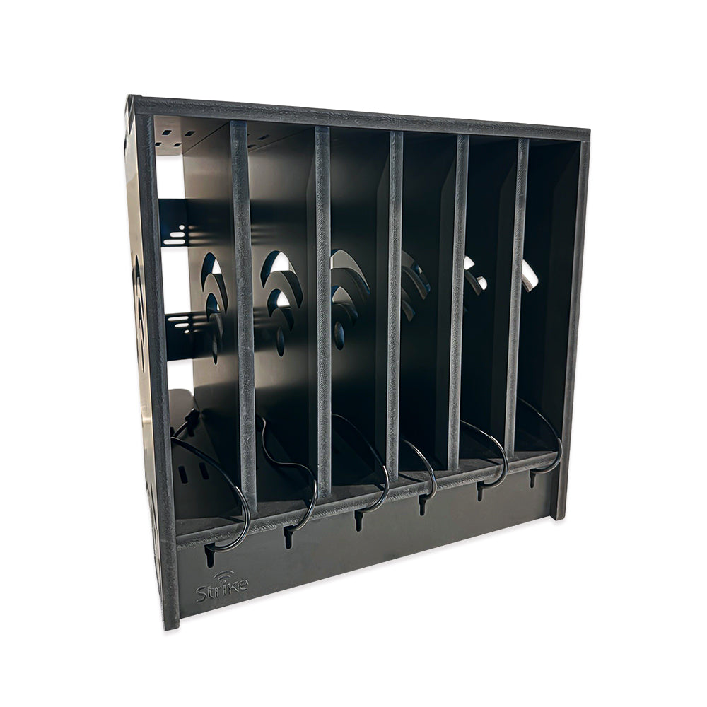 6 Bay USB C Tablet Charging Station - Fast Charging Cabinet for iPad, Samsung Tablets (Large & XL Size) - Perfect for Schools, Offices & Libraries