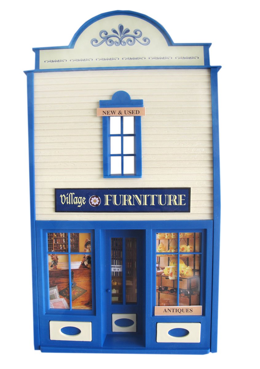 PIKO G Scale Qwik Kit Village Furniture - Miniature Model Train Accessories for Garden & Indoor Layouts