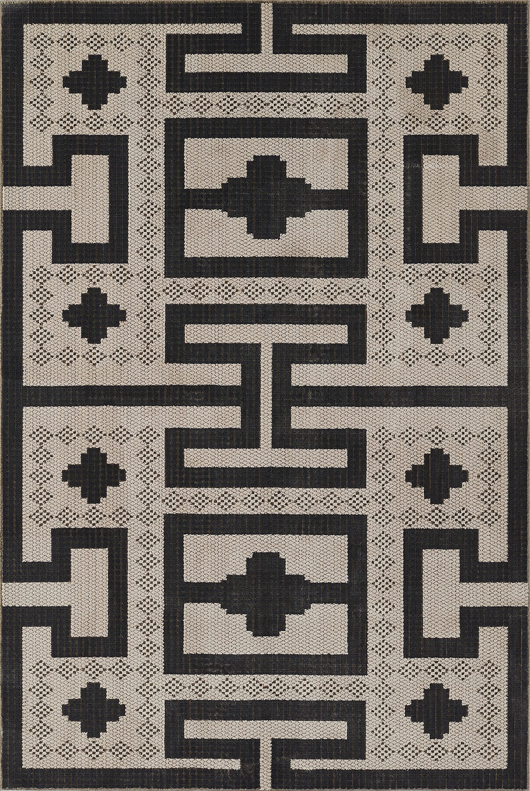 Momeni Noho Ivory Polyester Area Rug 7'10