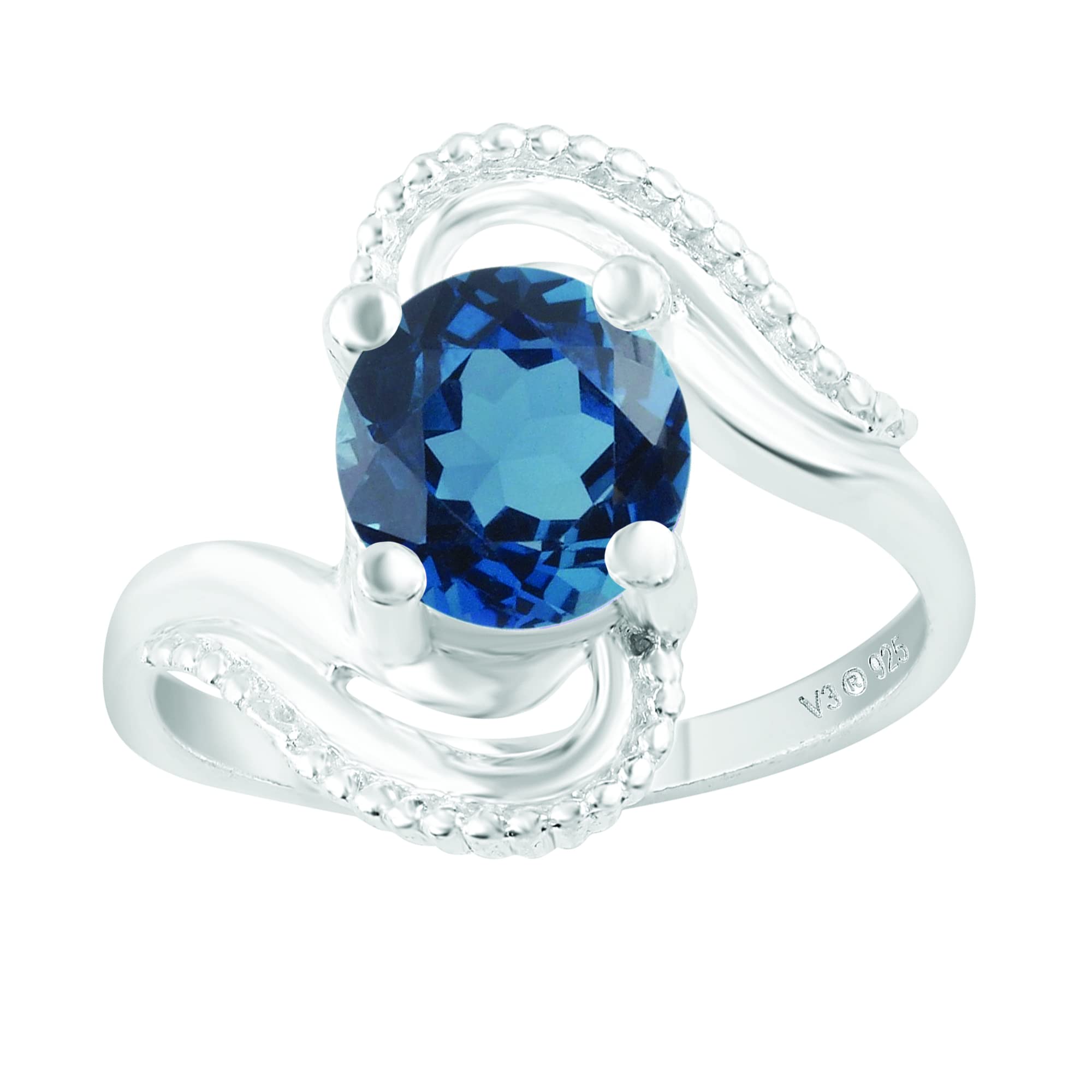 Elegant Sterling Silver Solitaire Ring - Perfect for Engagement, Wedding & Anniversary Gifts