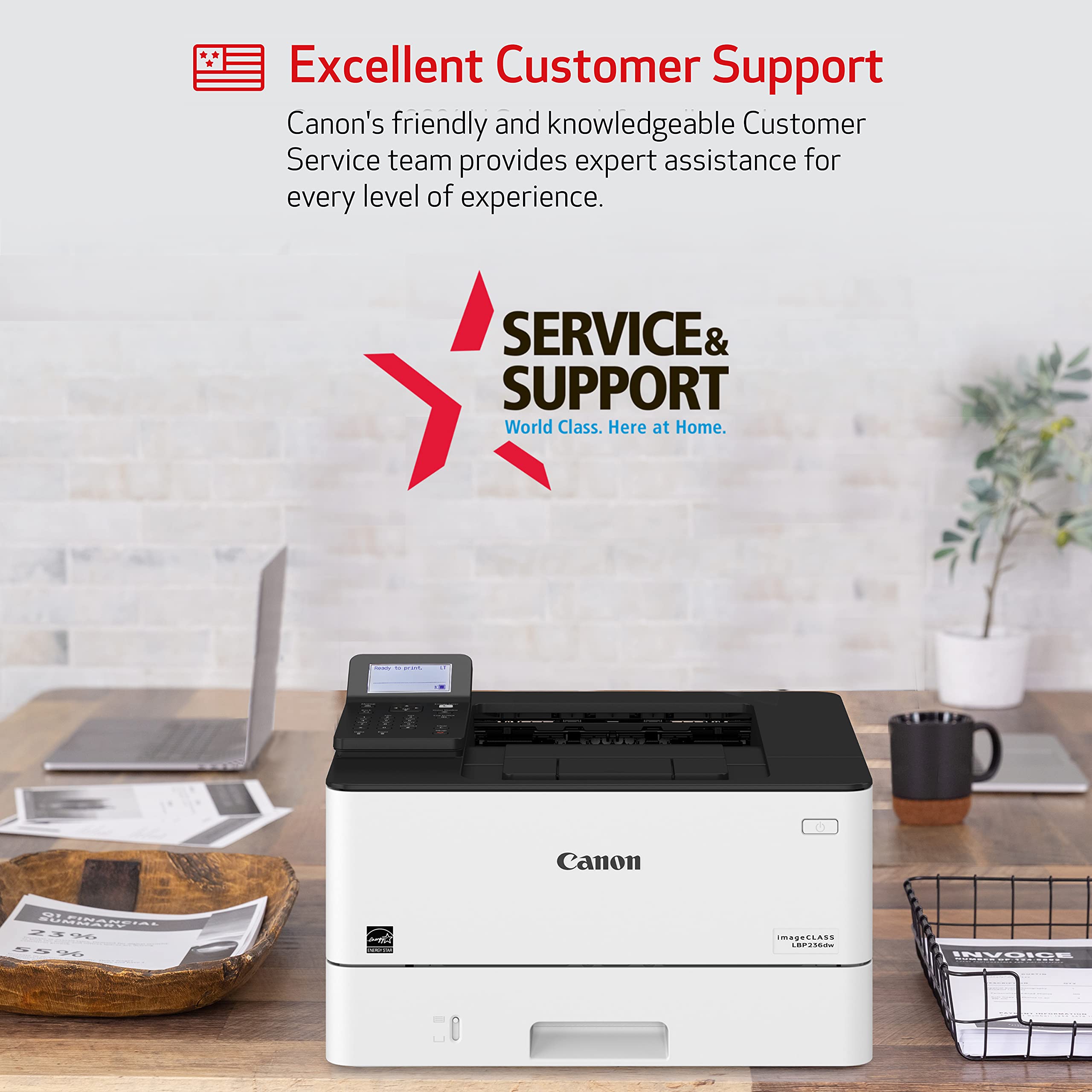 Canon imageCLASS LBP236dw Wireless Laser Printer with Duplex Printing | Mobile Printing Ready for Home & Office Use