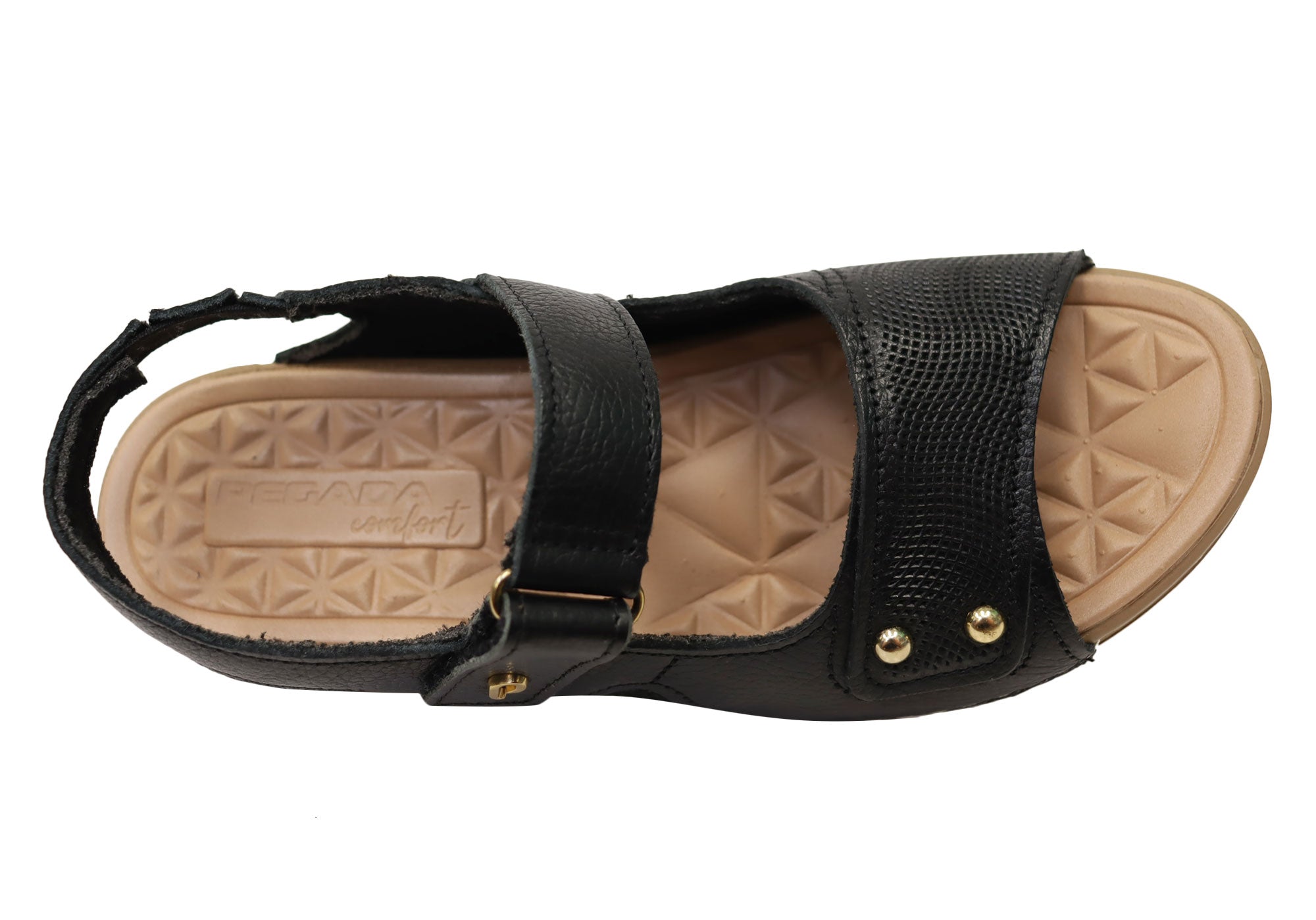 Jannie Women's Comfortable Leather Sandals - Handmade in Brazil - Perfect for Beach, Vacation & Summer Outfits