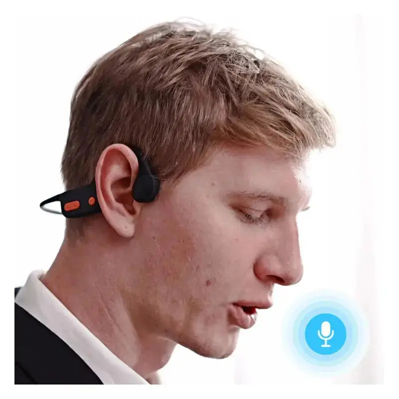 W22 Waterproof Bone Conduction Headphones for Swimming - Wireless Bluetooth MP3 Music Player with 8GB Storage - Perfect for Pool, Beach & Open Water Swimming