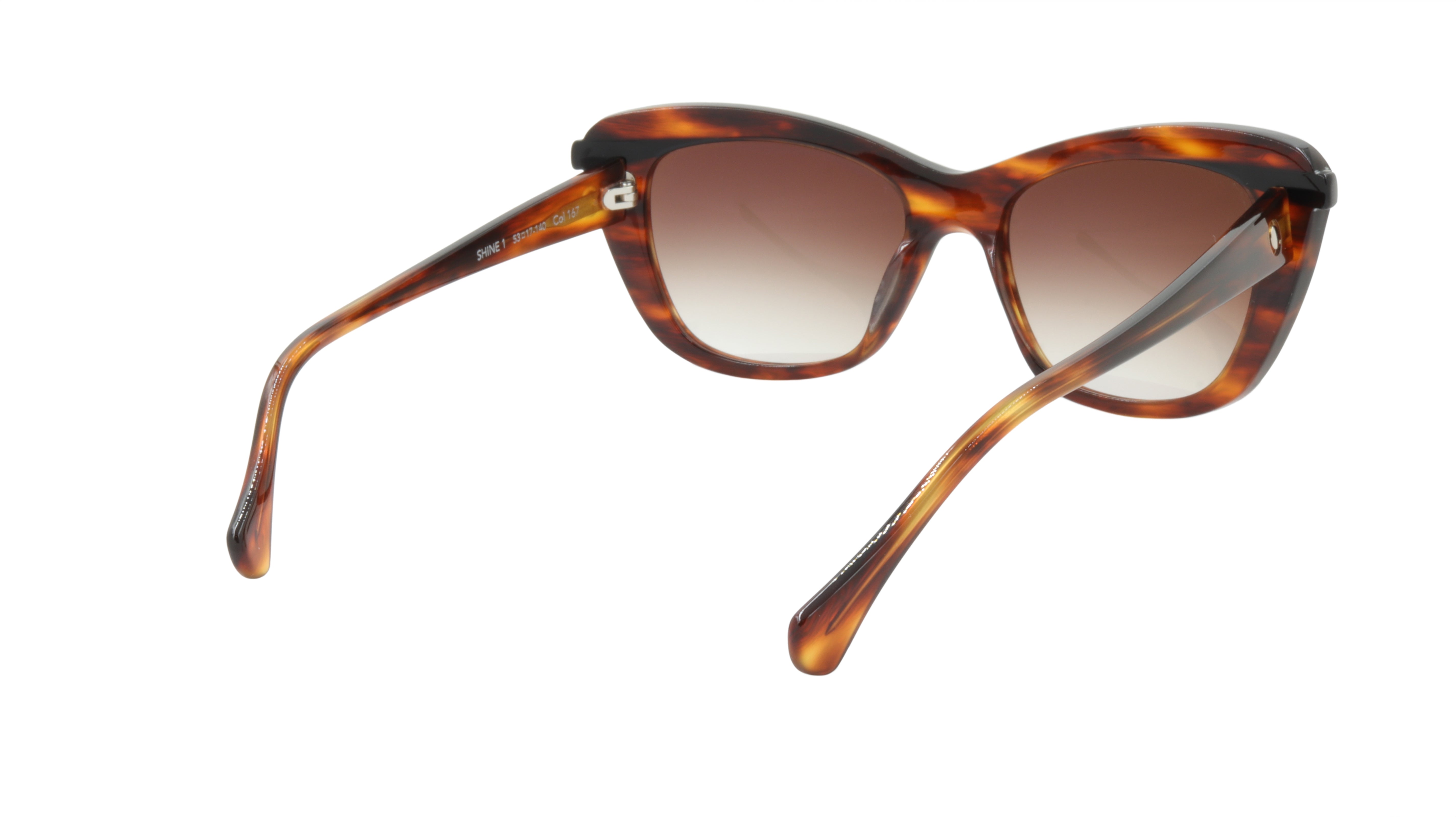 Face A Face SHINE 1 Sunglasses - Acetate Frame in Brown Horn & Black | UV Protection, Fashion Eyewear for Men & Women | Perfect for Outdoor Activities, Beach & Driving