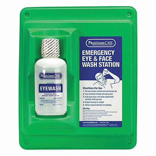 PhysiciansCare 24,000 Emergency Eye Wash Station - 16 oz Bottle, 3 Year Shelf Life, 13