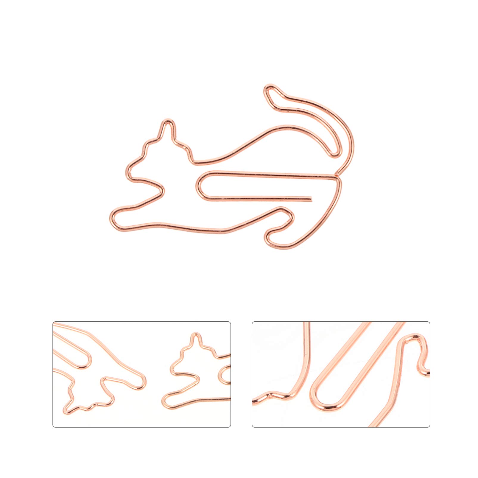 25pcs Colorful Animal-Shaped Paper Clips - Cat Bookmark Clips for Office, School, Party Supplies | Fun Stationery for Note Taking, Gift Wrapping & DIY Crafts